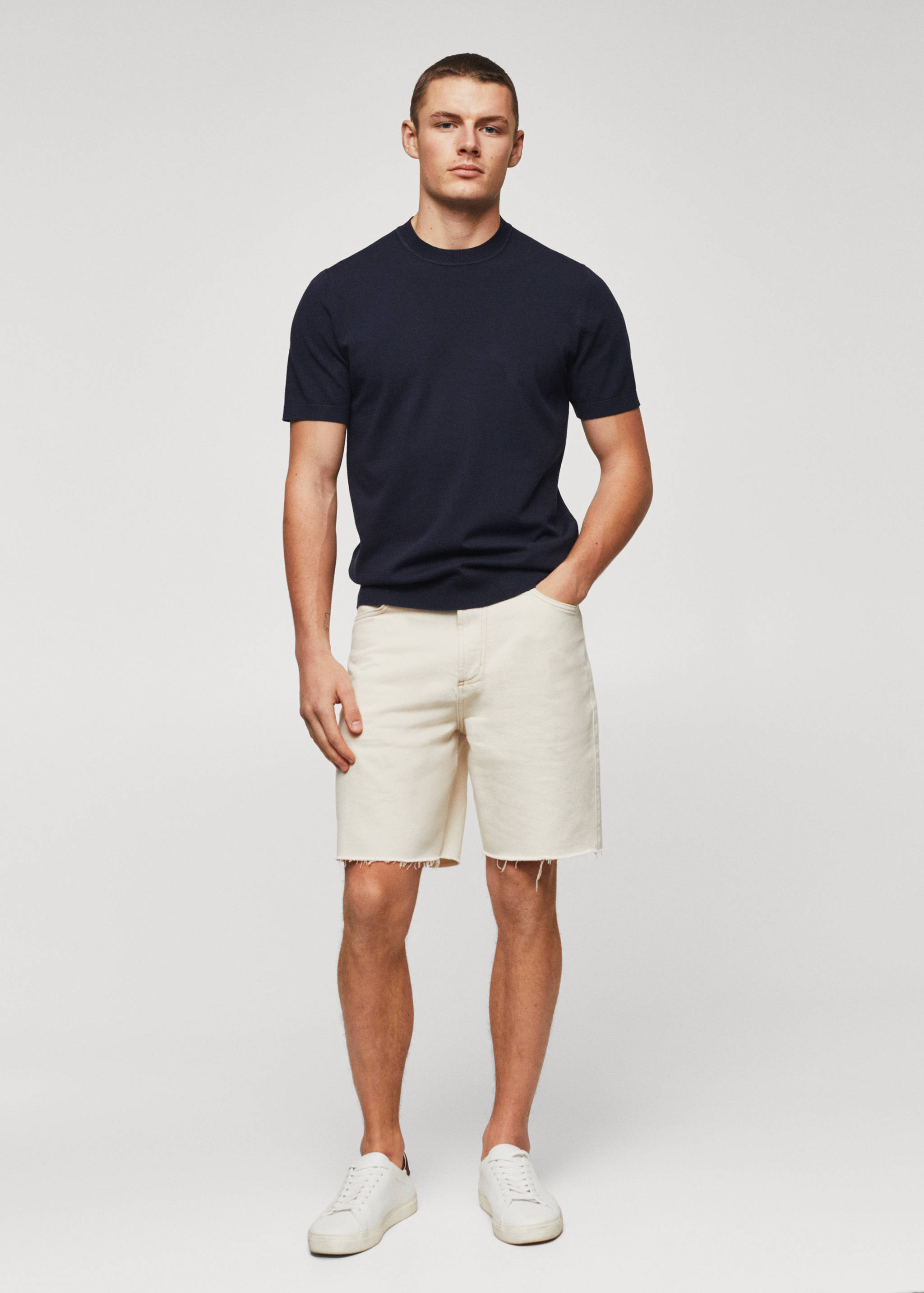 Fine-knit T-shirt - General plane