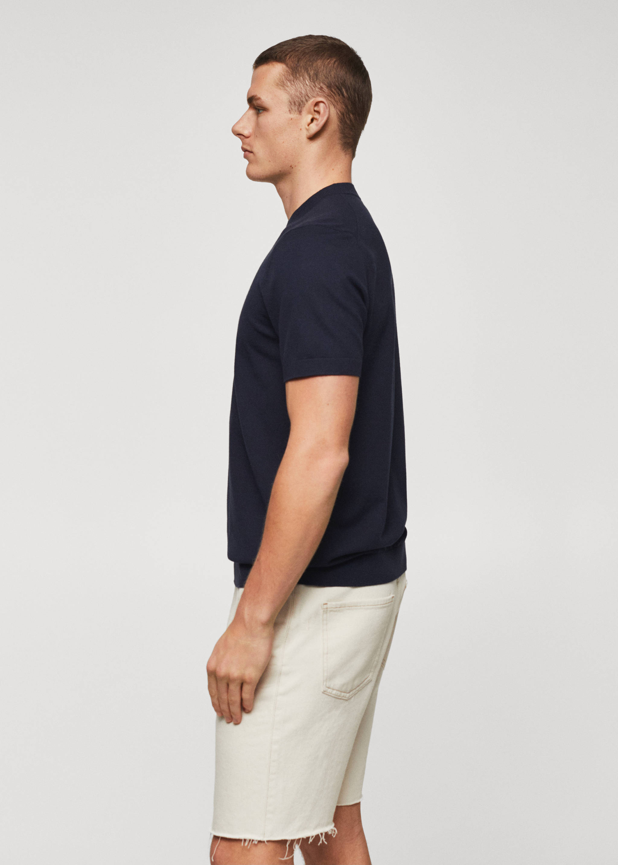 Fine-knit T-shirt - Details of the article 2