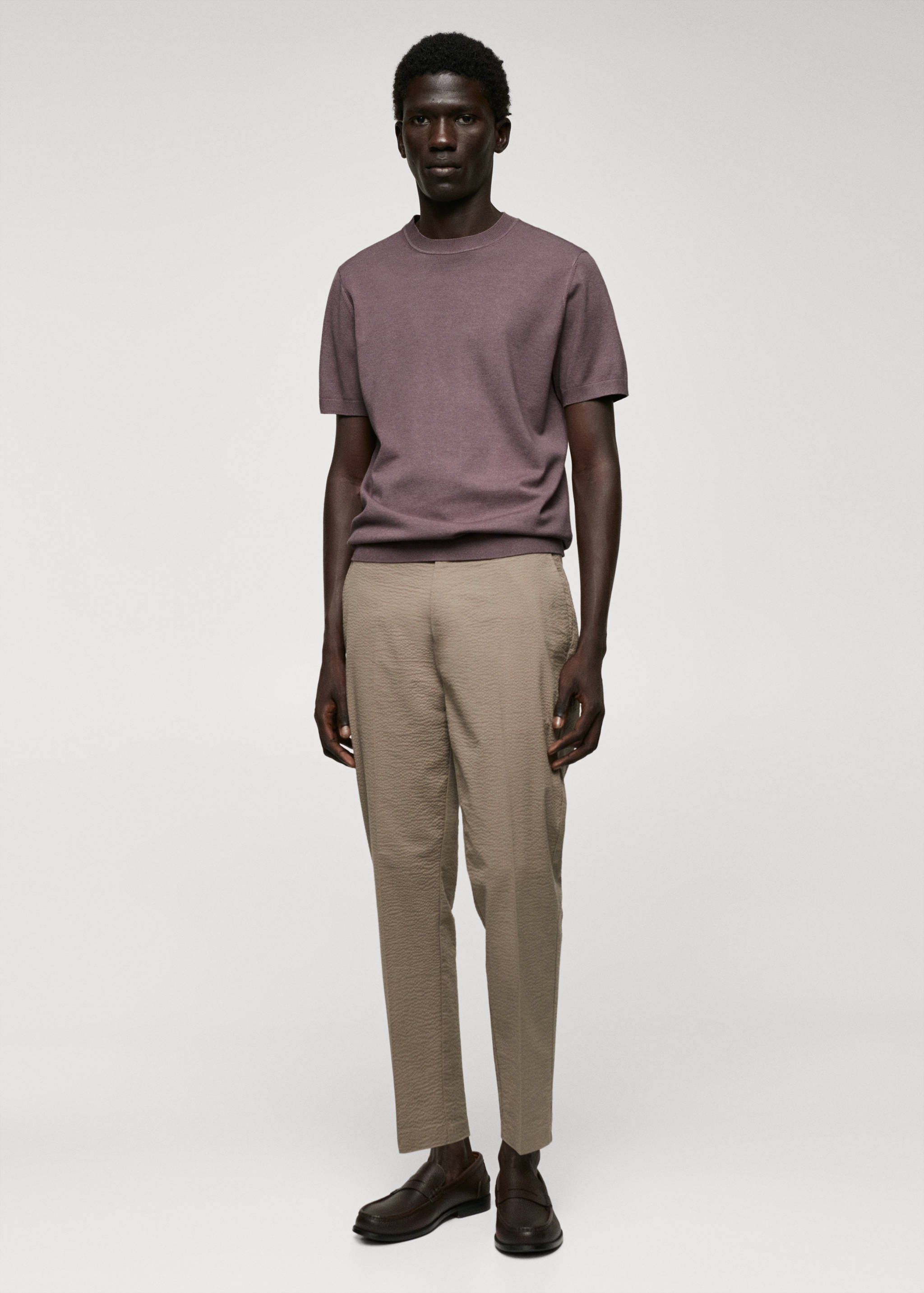 Fine-knit T-shirt - General plane