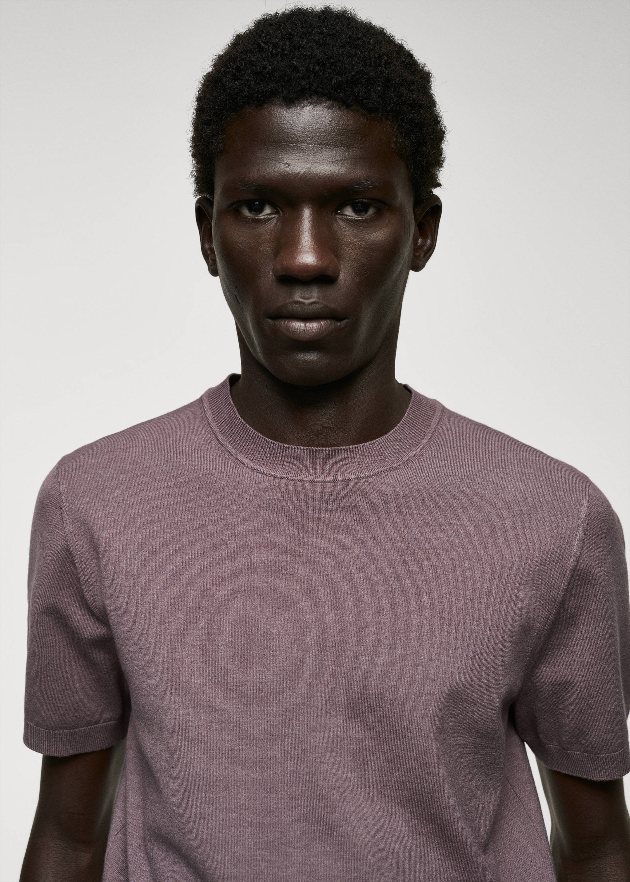Fine-knit T-shirt - Details of the article 1