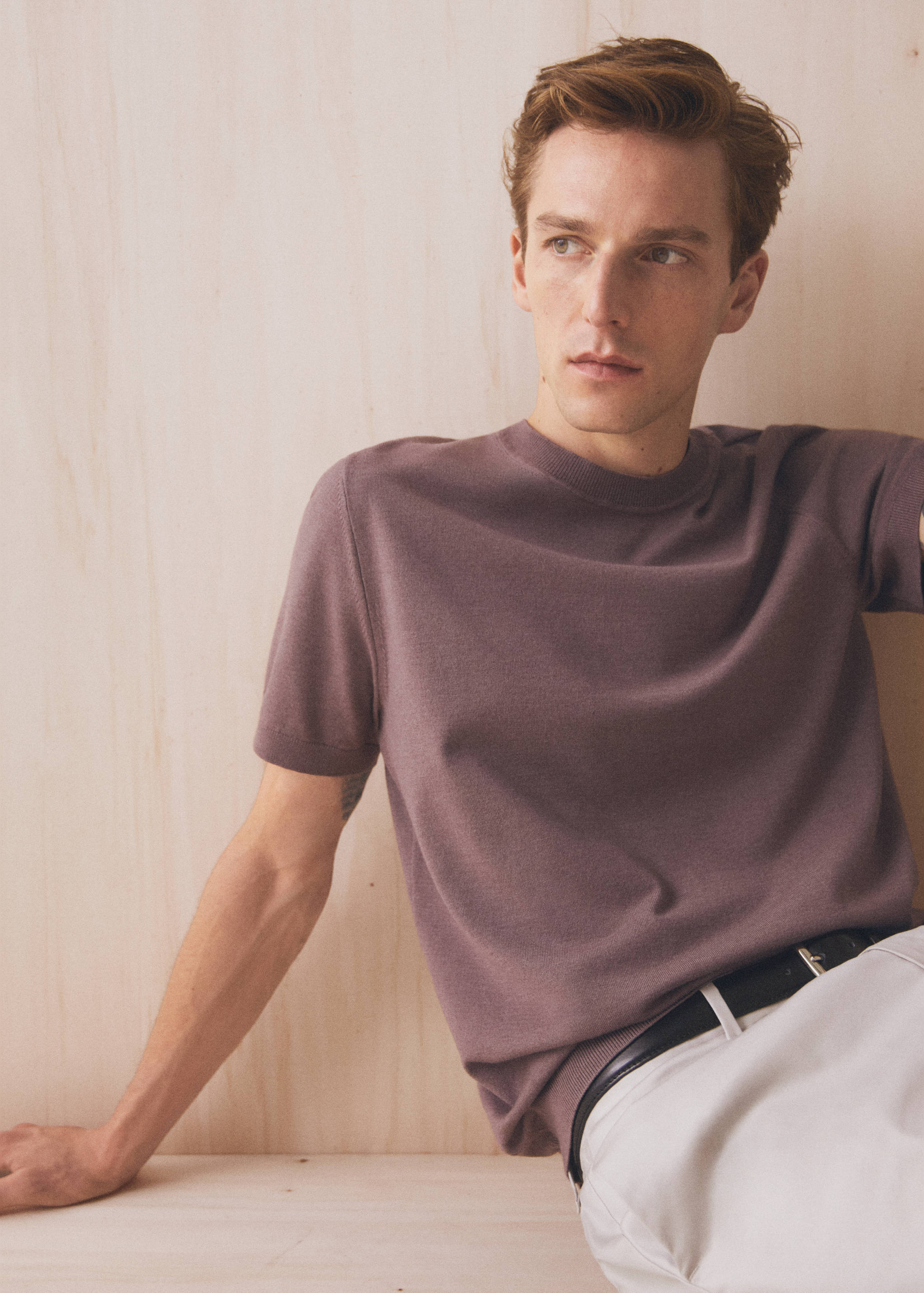 Fine-knit T-shirt - Details of the article 5