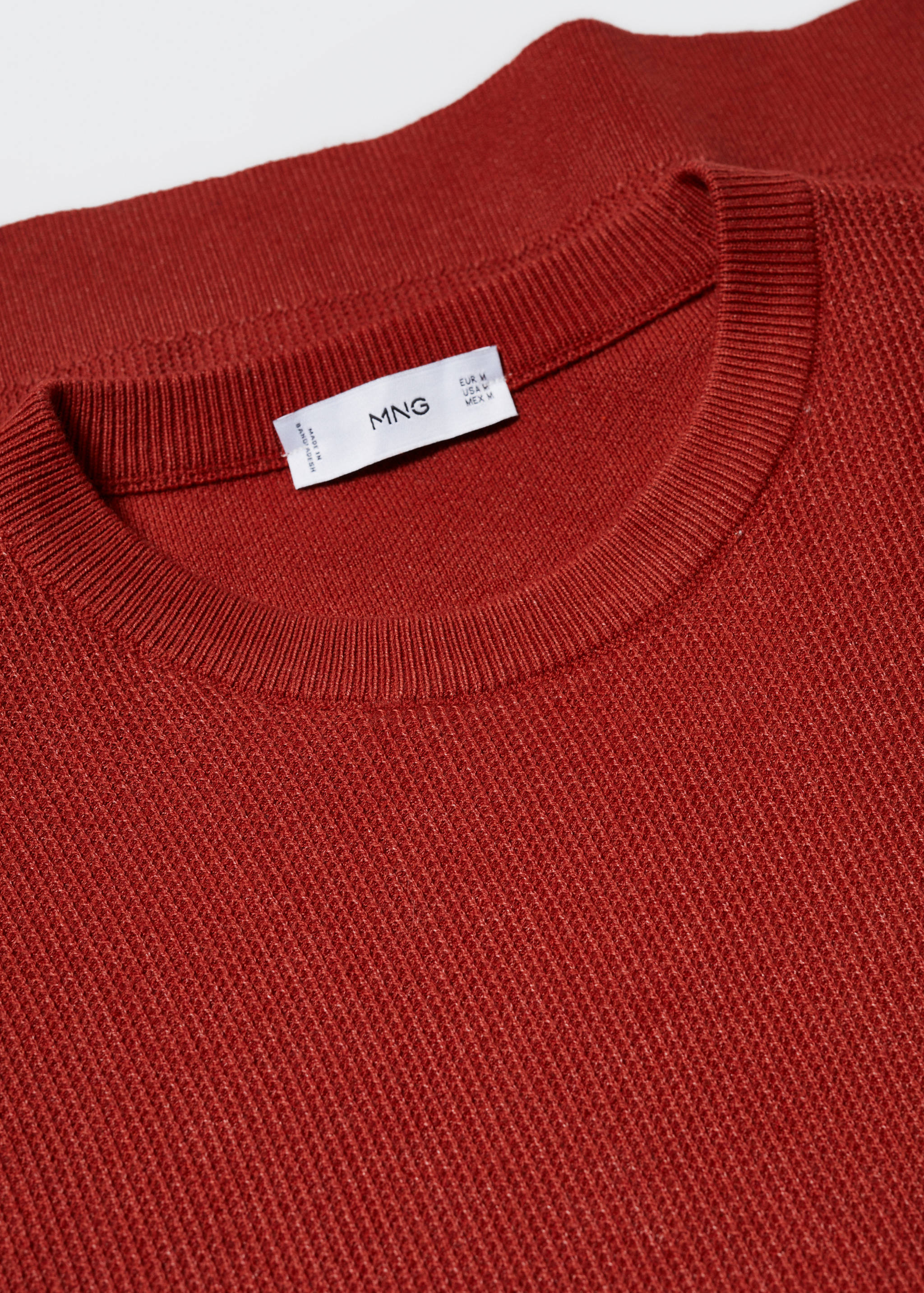 Structured cotton sweater - Details of the article 8