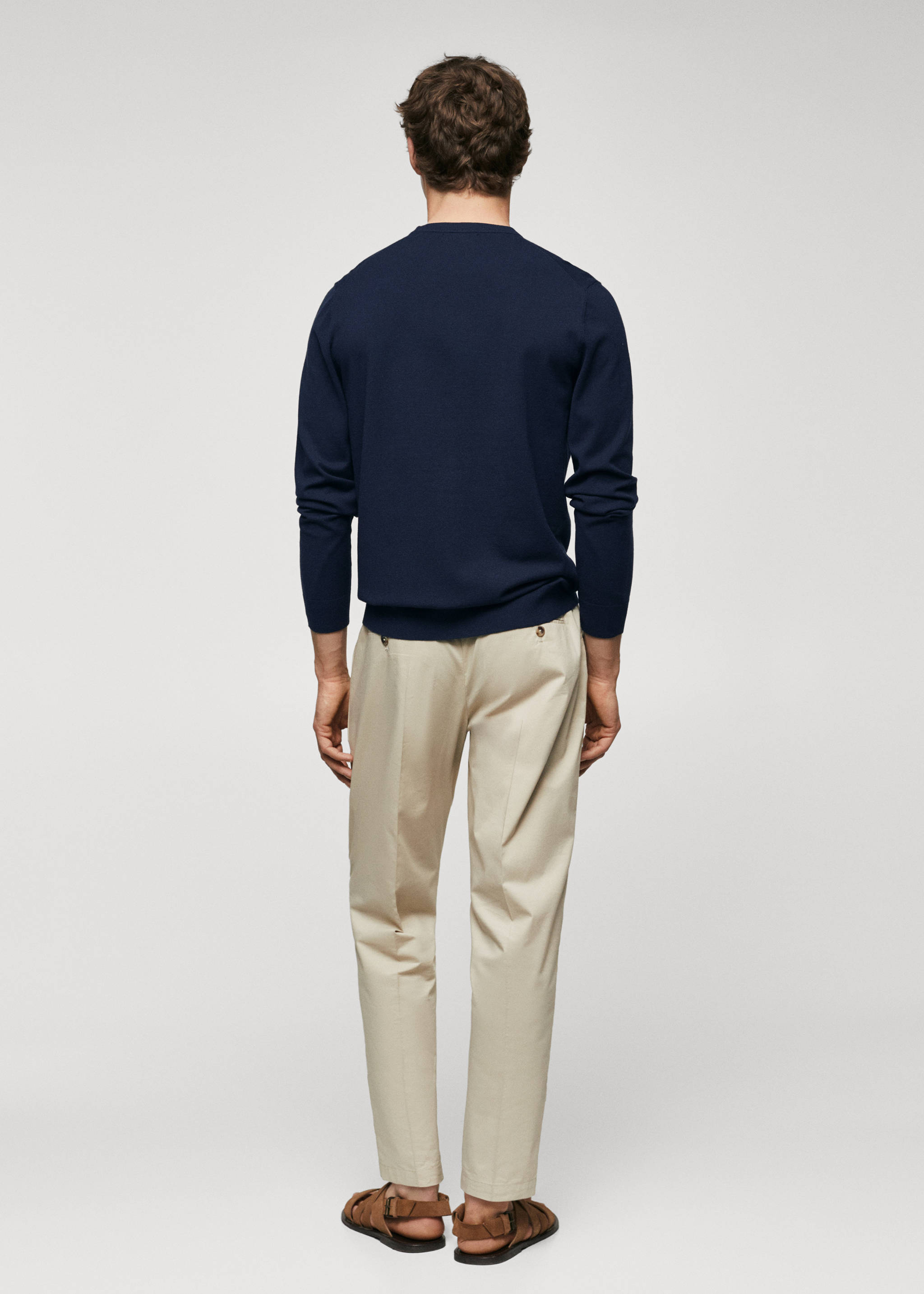 Джемпер из тонкого трикотажа - Обратная сторона изделия