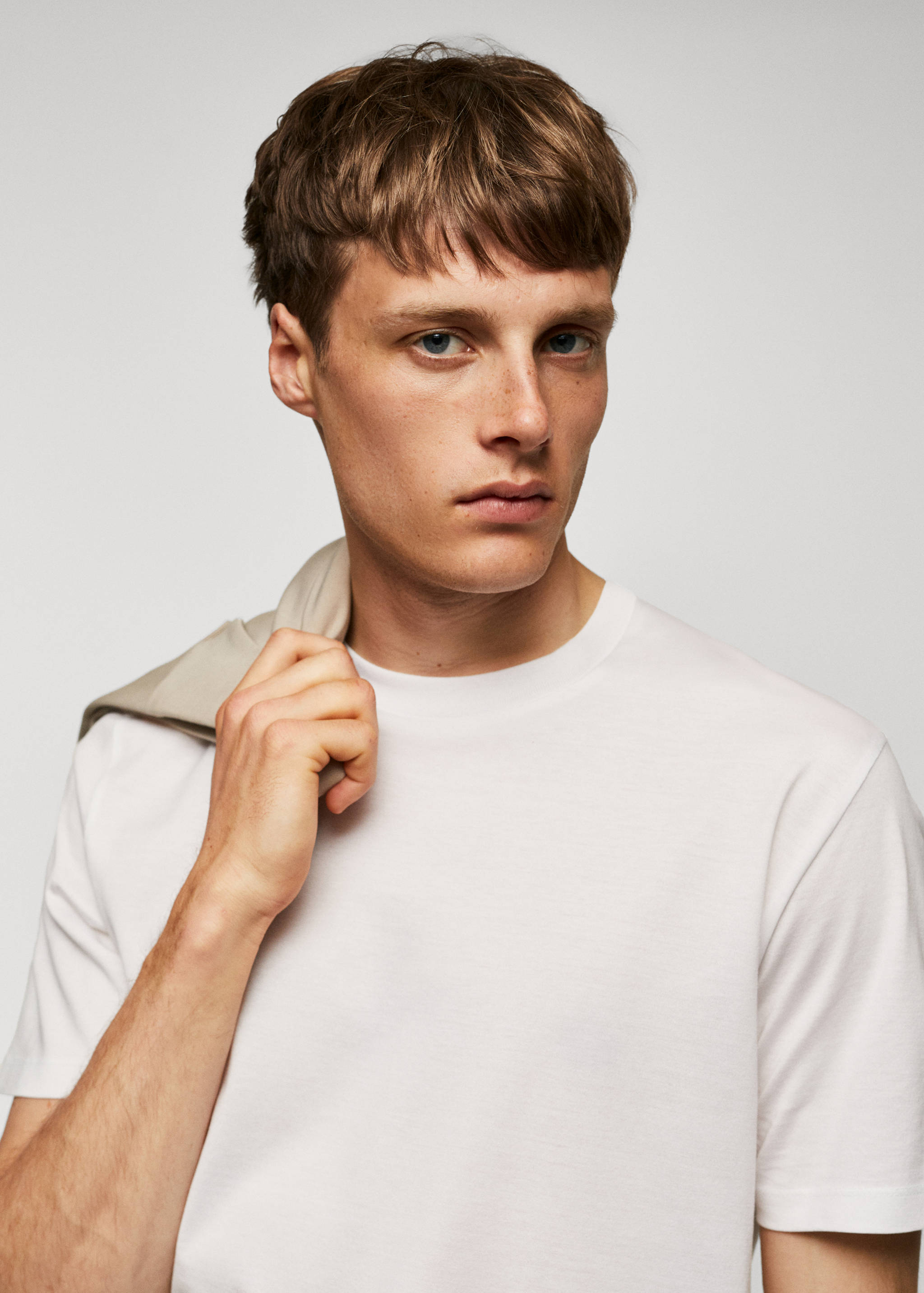 Mercerised regular-fit  t-shirt - Details of the article 1