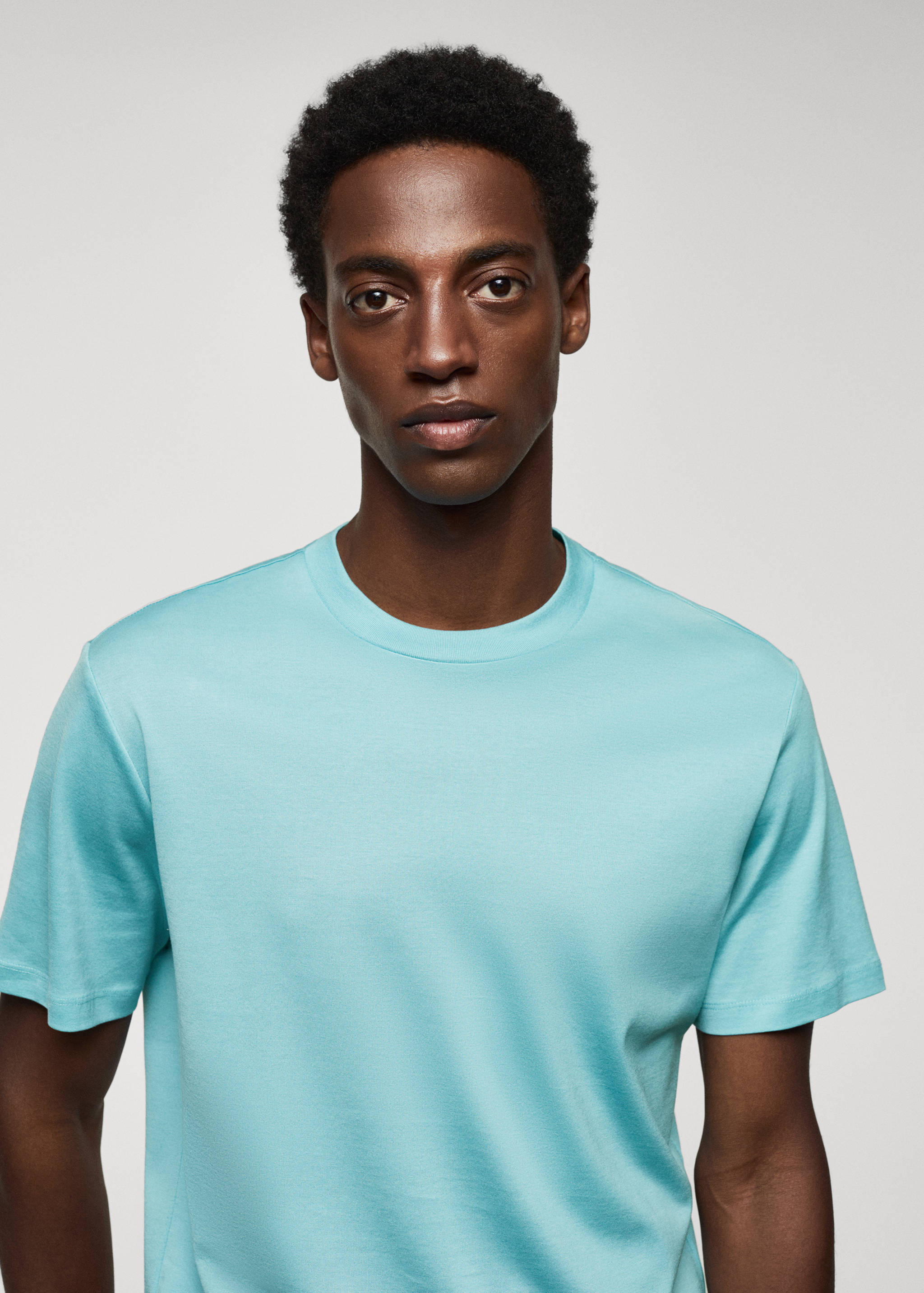 Mercerised regular-fit  t-shirt - Details of the article 1