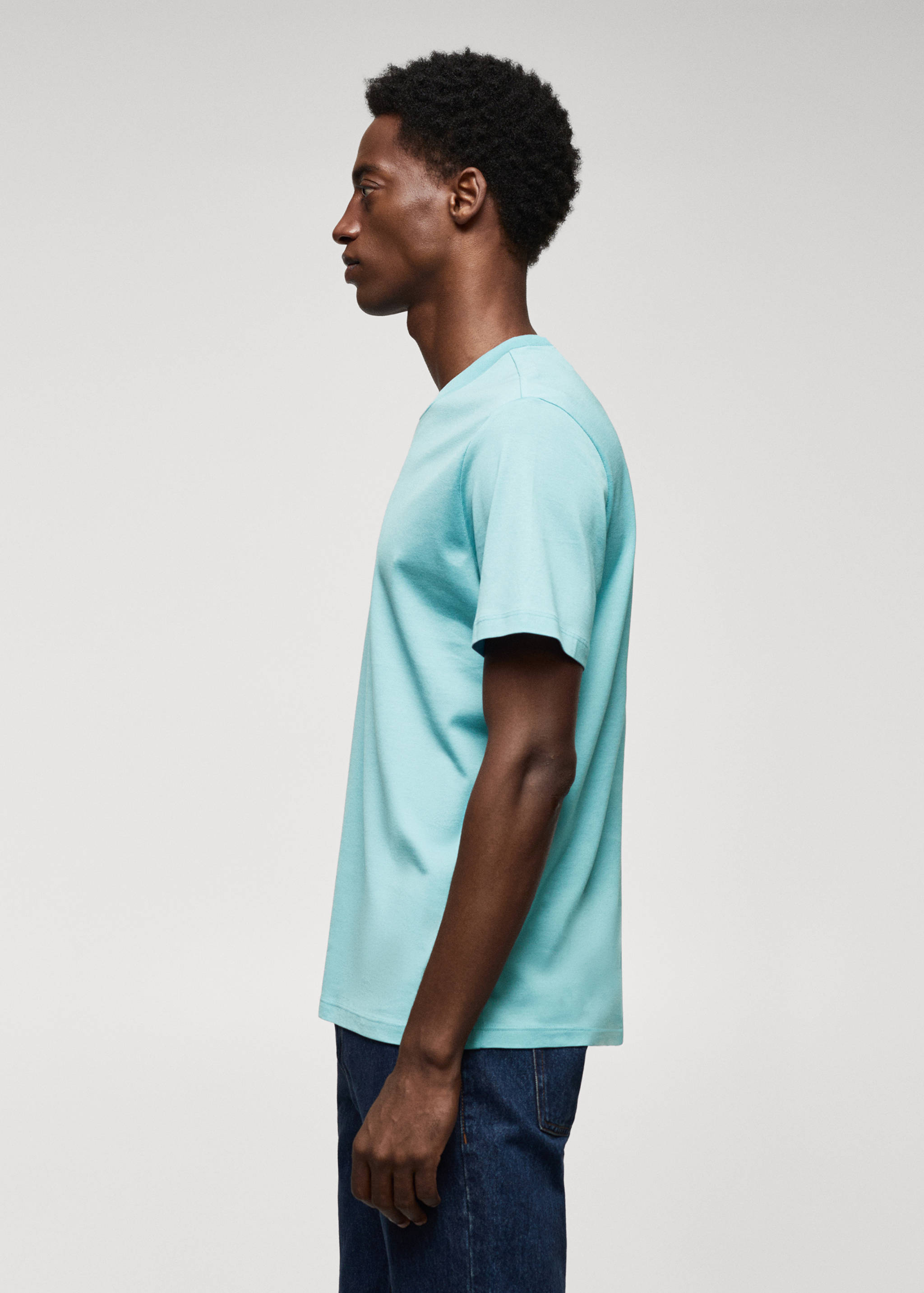 Mercerised regular-fit  t-shirt - Details of the article 2