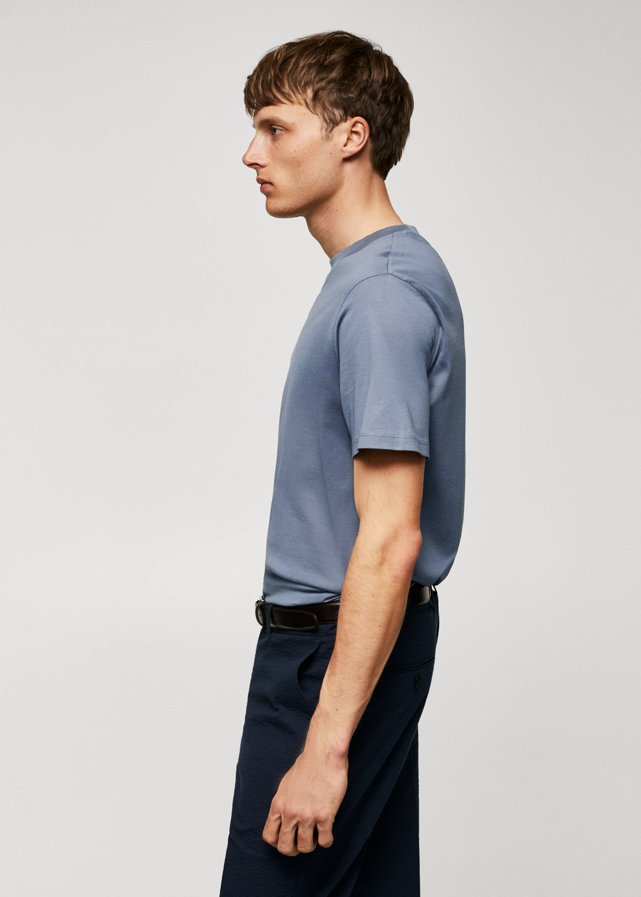 Mercerised regular-fit  t-shirt - Details of the article 2
