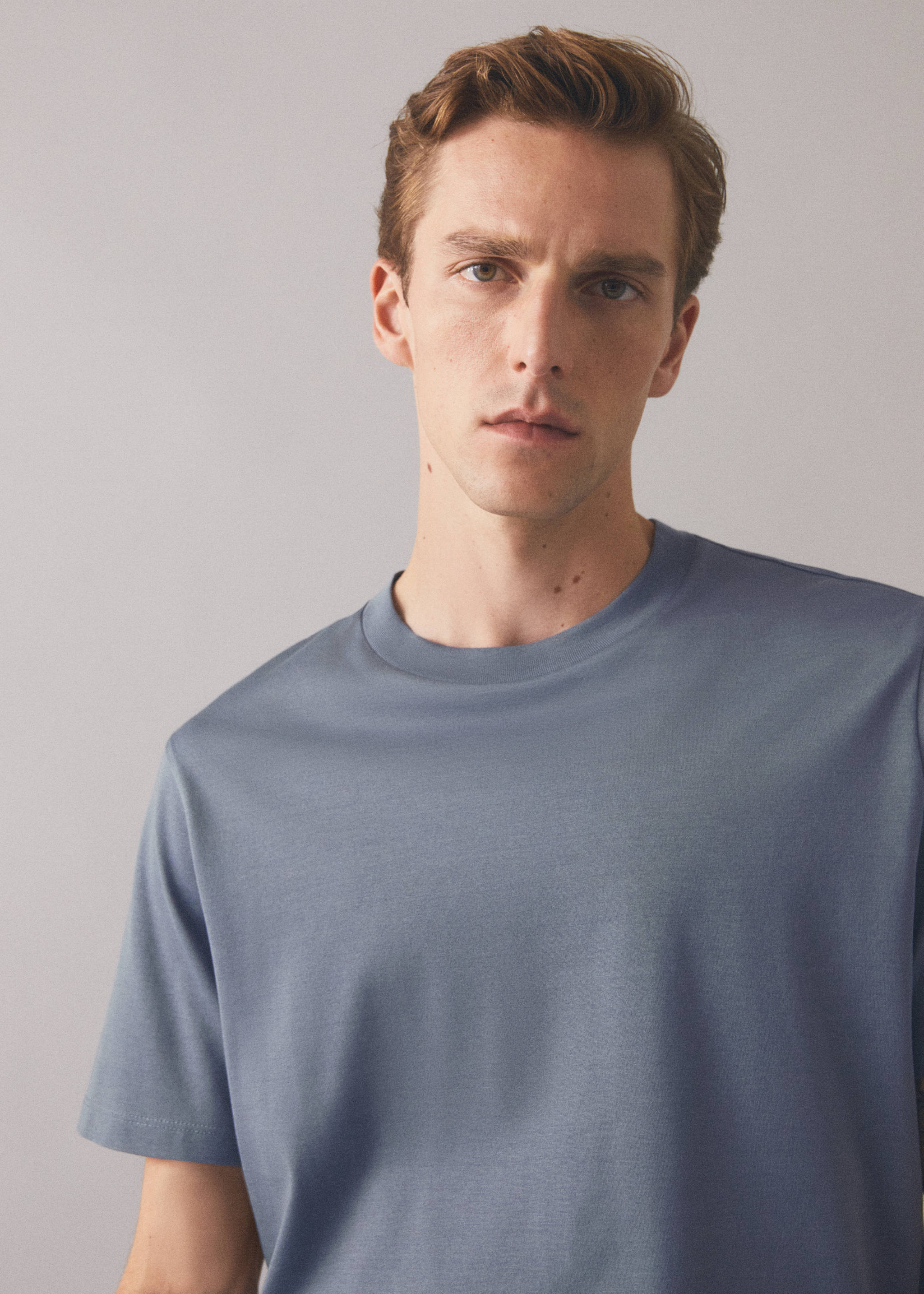 Mercerised regular-fit  t-shirt - Details of the article 5