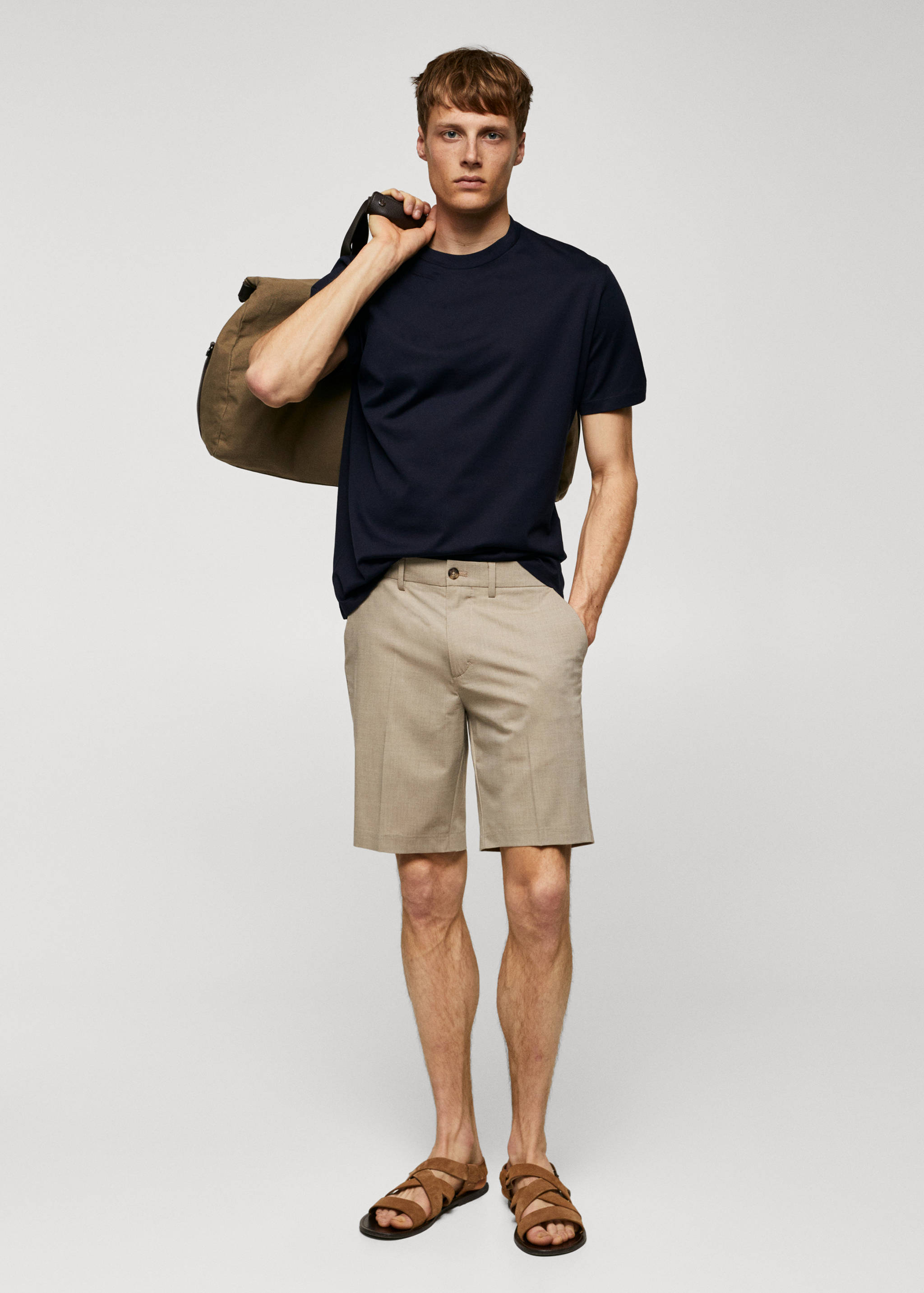 Mercerised regular-fit  t-shirt - General plane