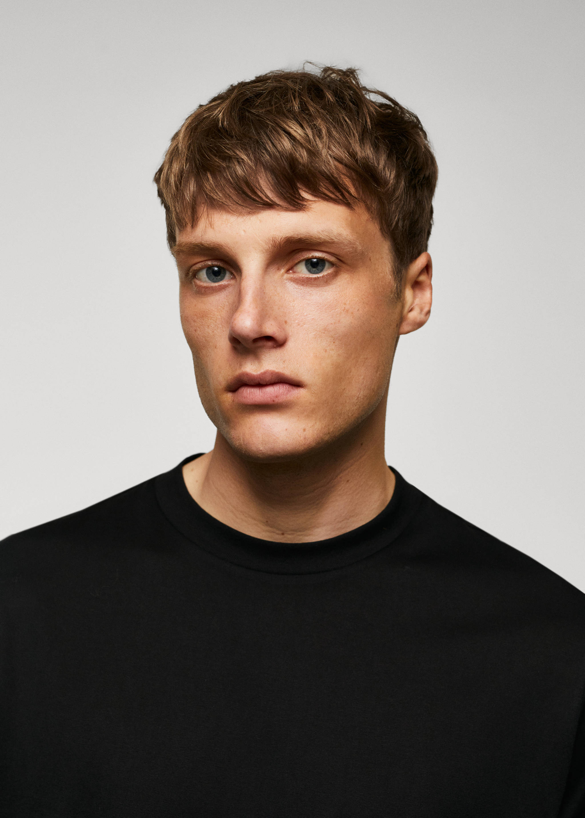 Mercerised regular-fit  t-shirt - Details of the article 1