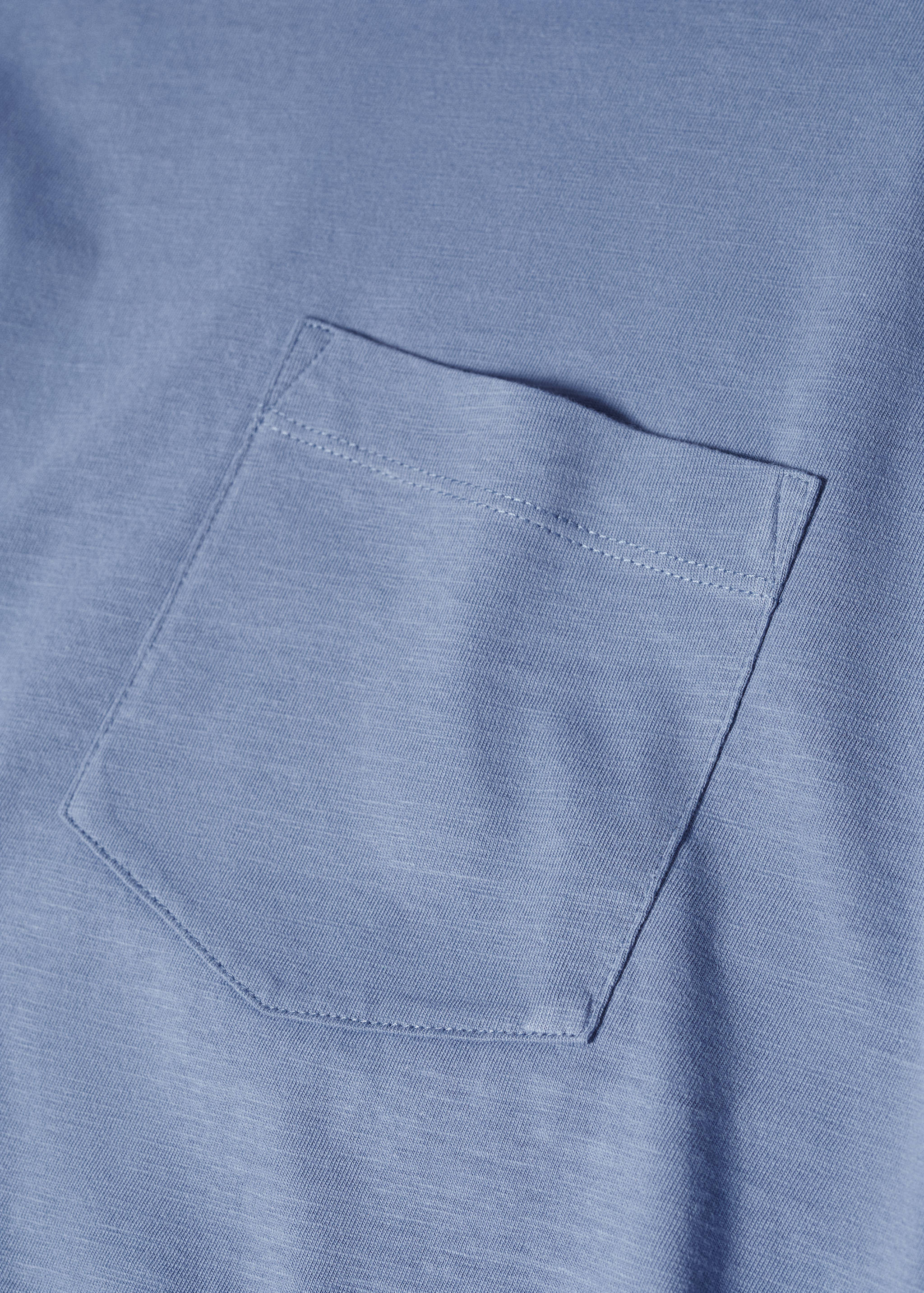 Футболка с карманом 100% хлопок - Деталь изделия 8