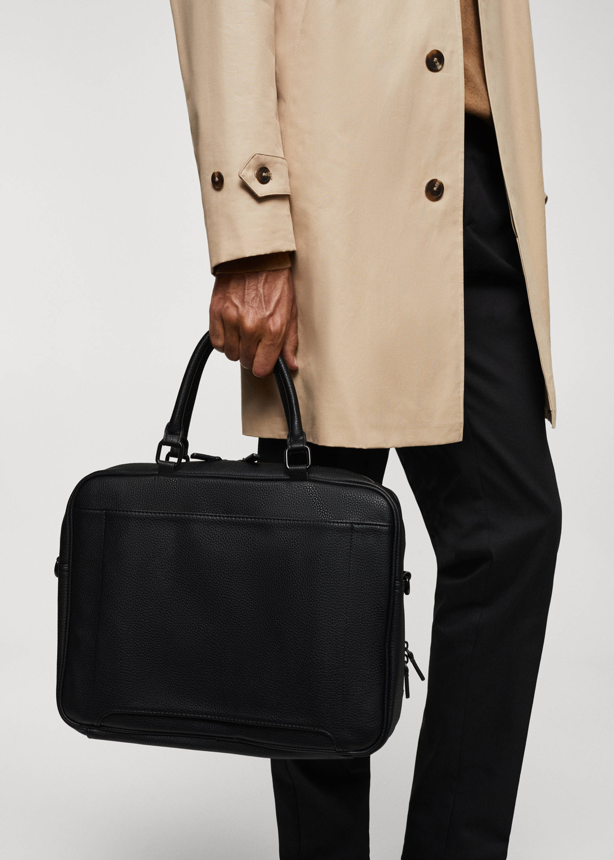 Faux-leather briefcase - Details of the article 9