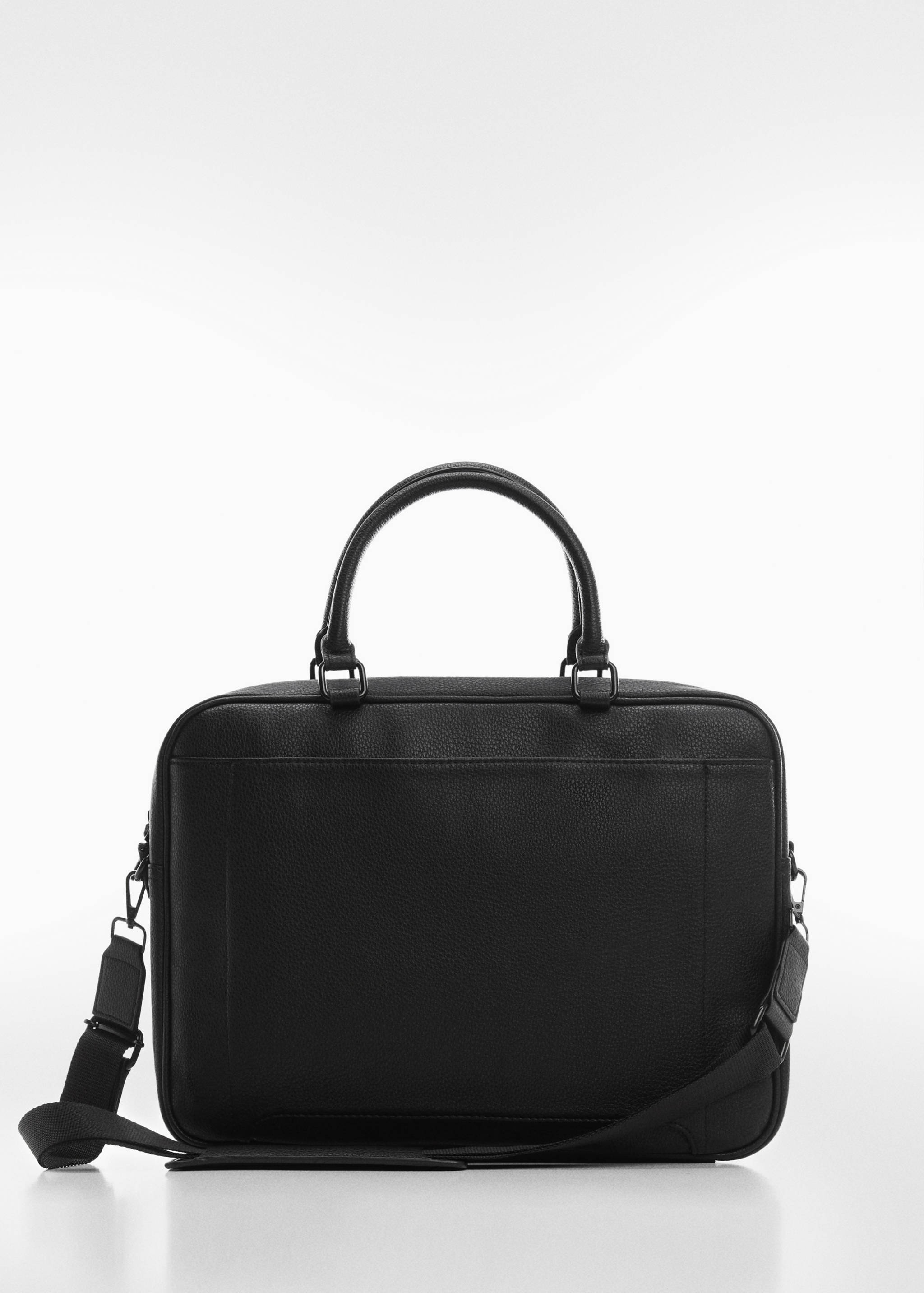 Faux-leather briefcase - Article without model