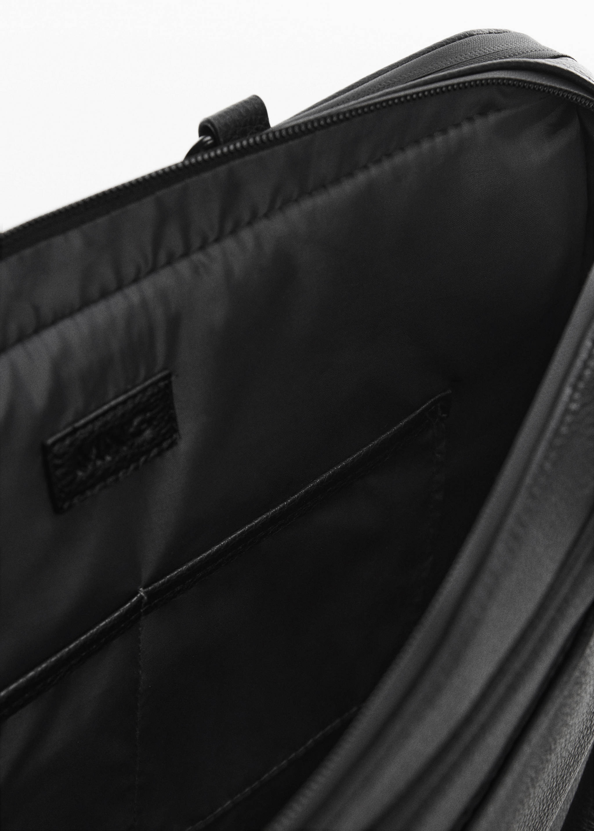 Faux-leather briefcase - Details of the article 2