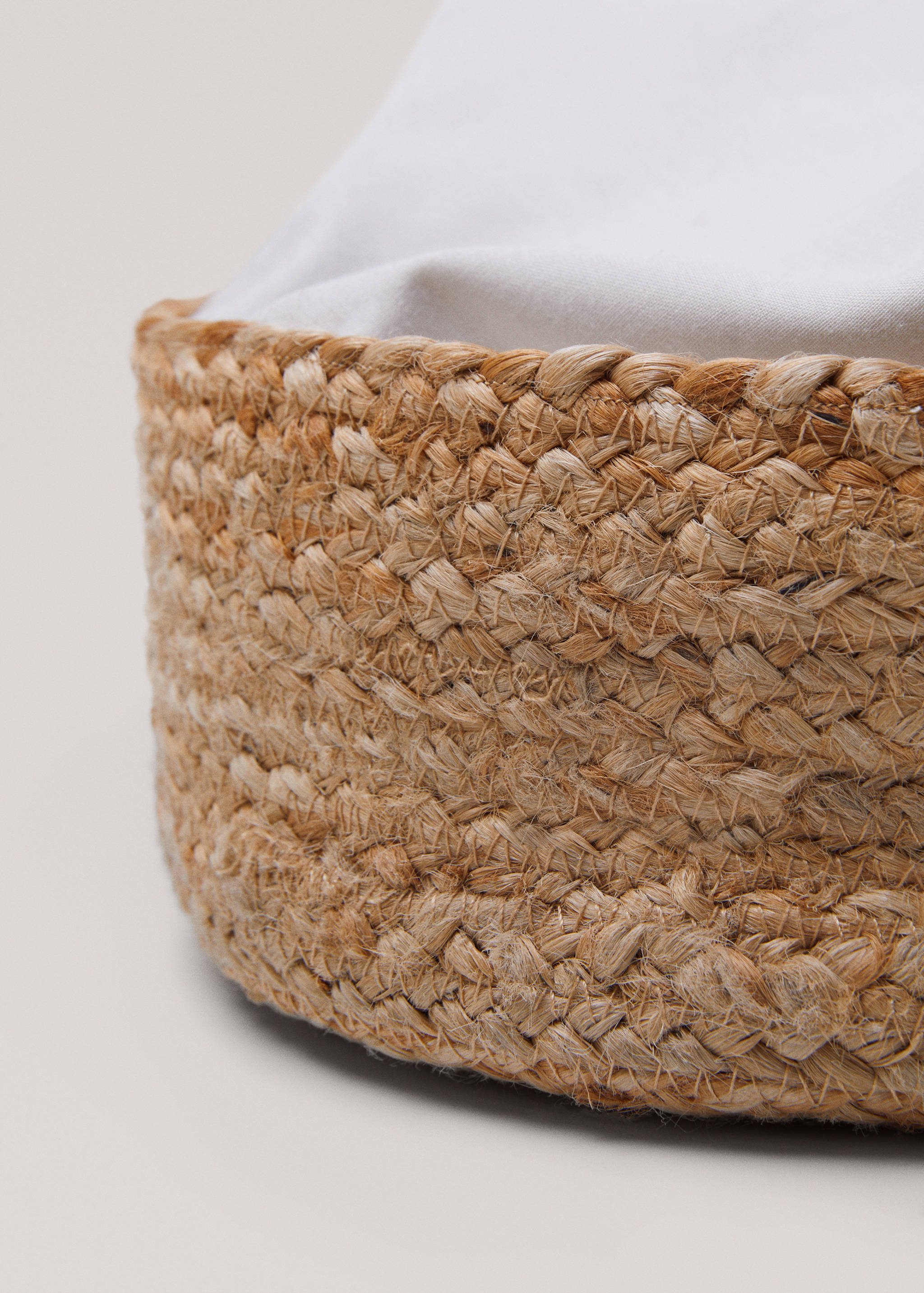 Cesta yute asa 25x10cm - Detalle del artículo 2