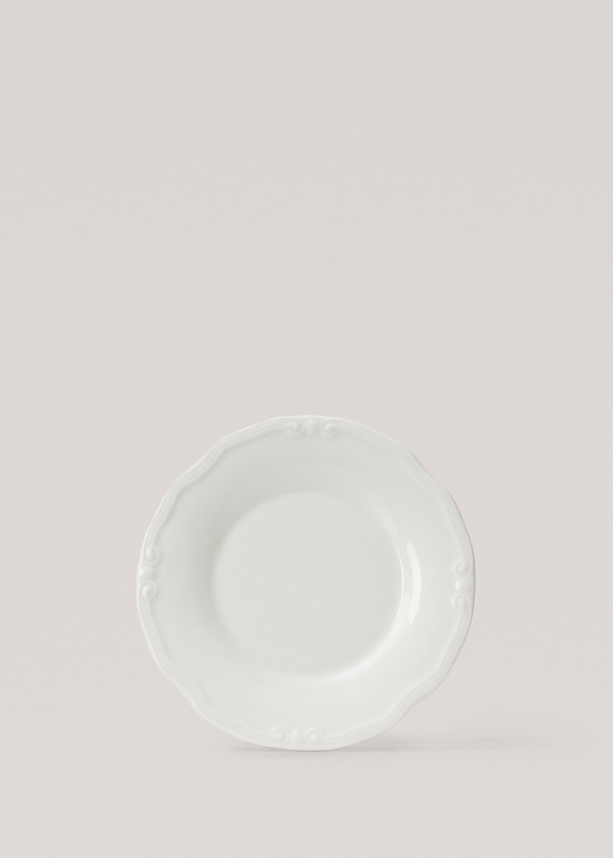 Desszertes tányér romantikus porcelán - Termék modell nélkül