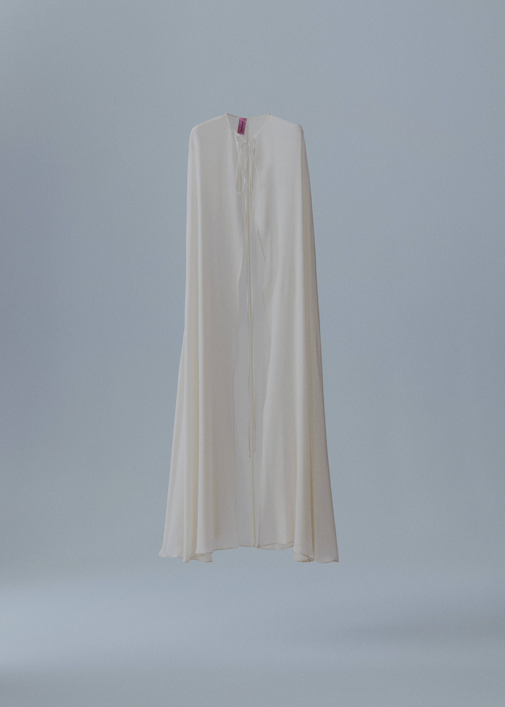 Longue cape ceinture à nouer - Article sans modèle