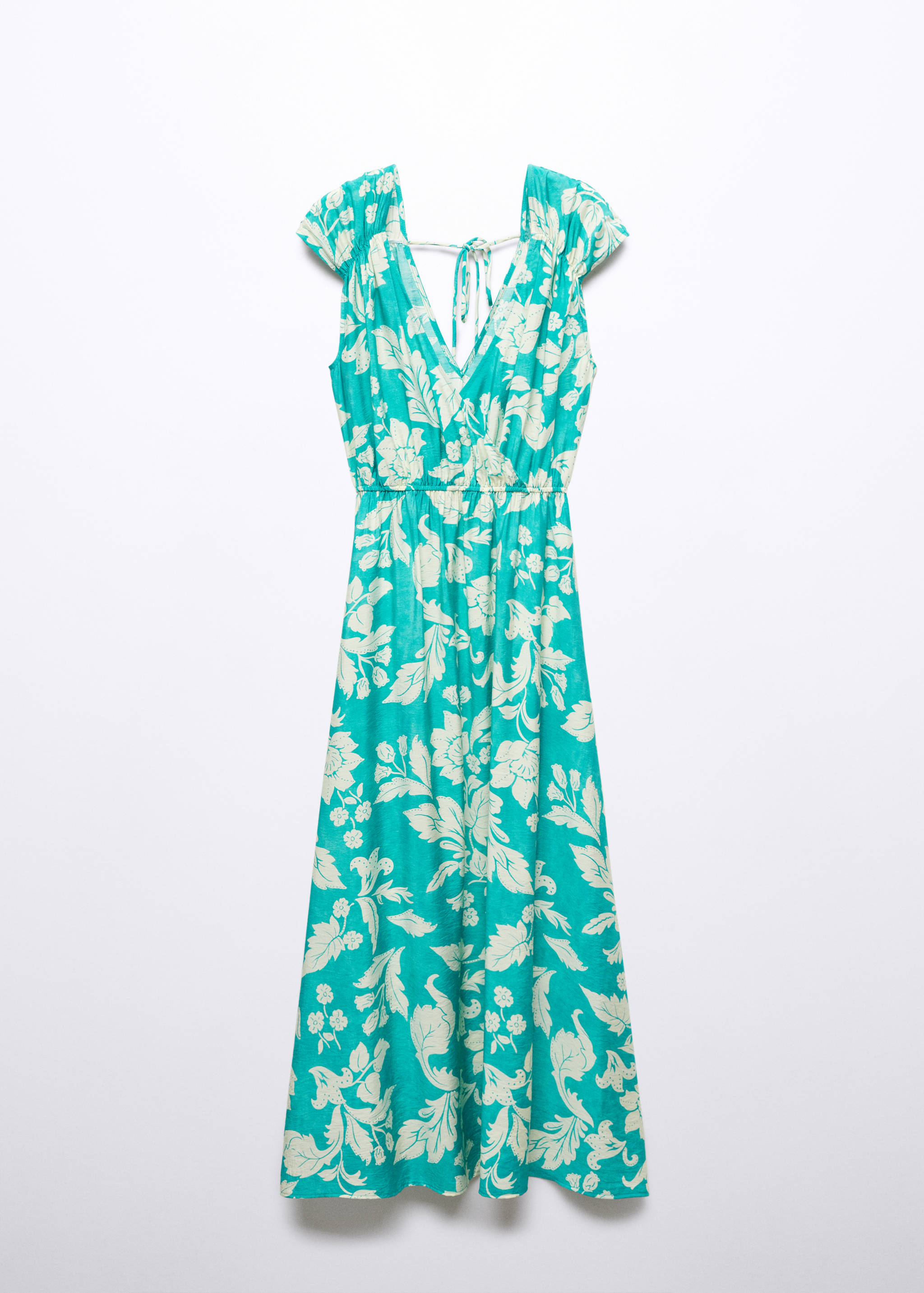 Robe cache-cœur à fleurs - Article sans modèle