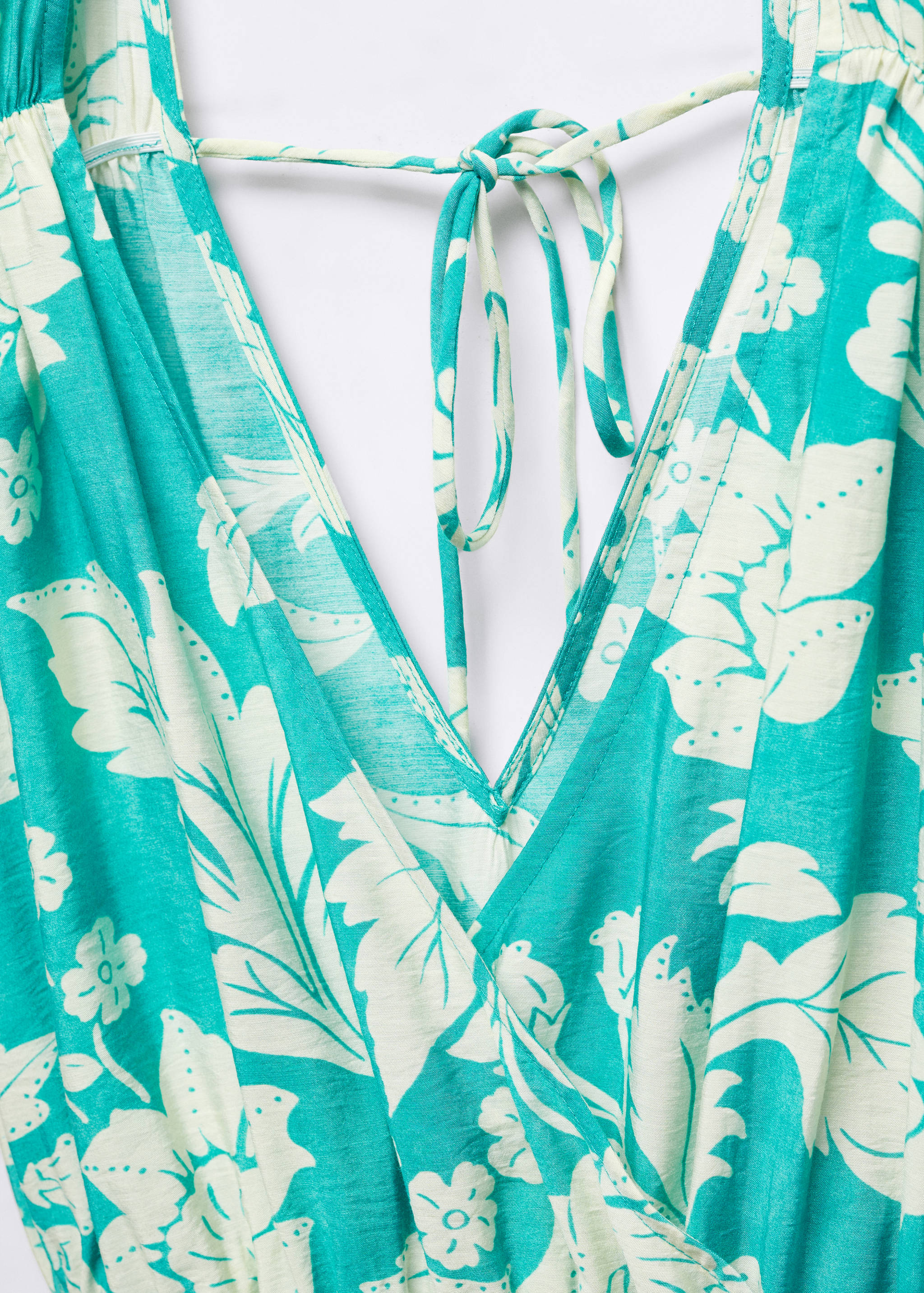 Robe cache-cœur à fleurs - Détail de l'article 8