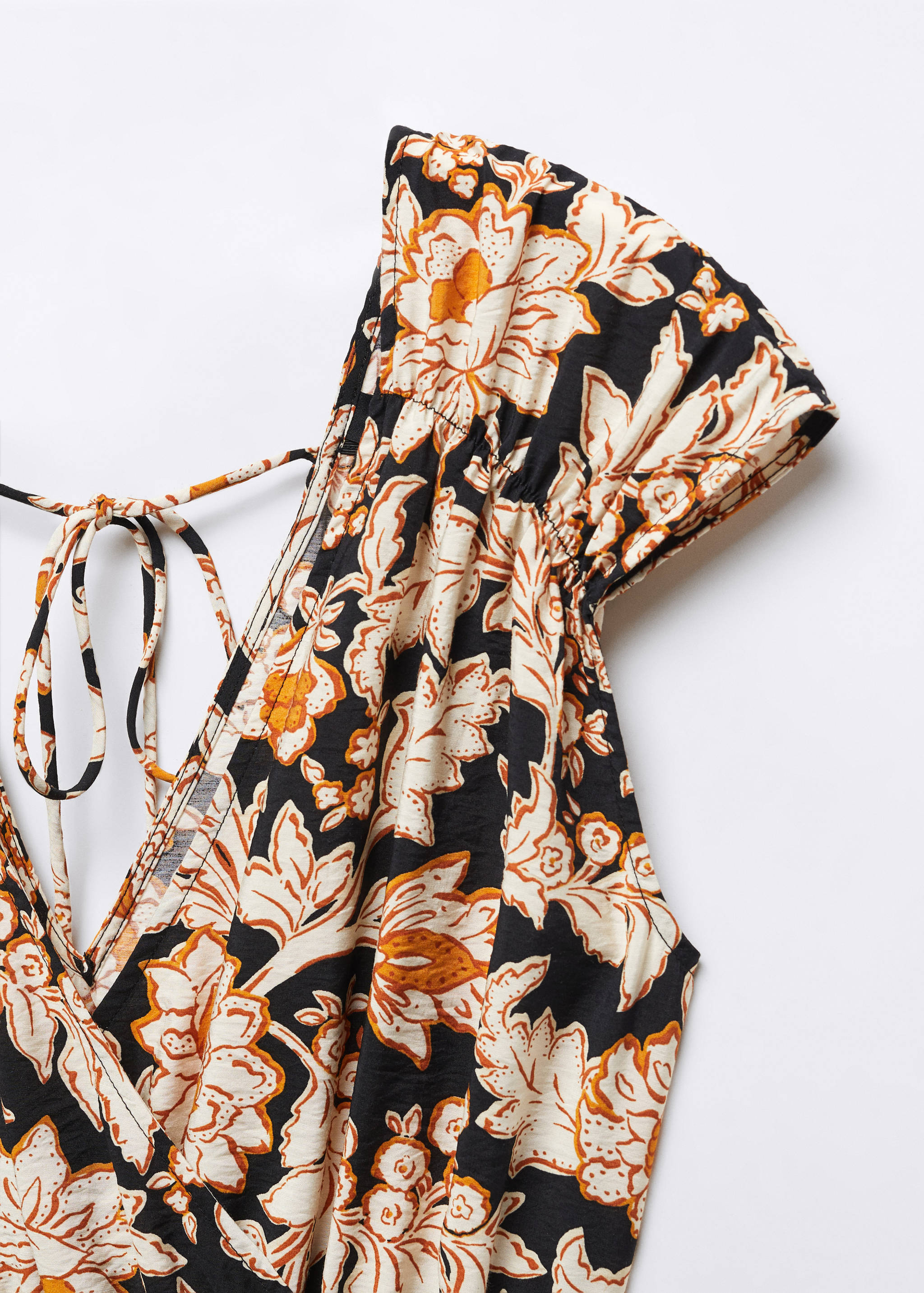 Robe cache-cœur à fleurs - Détail de l'article 8