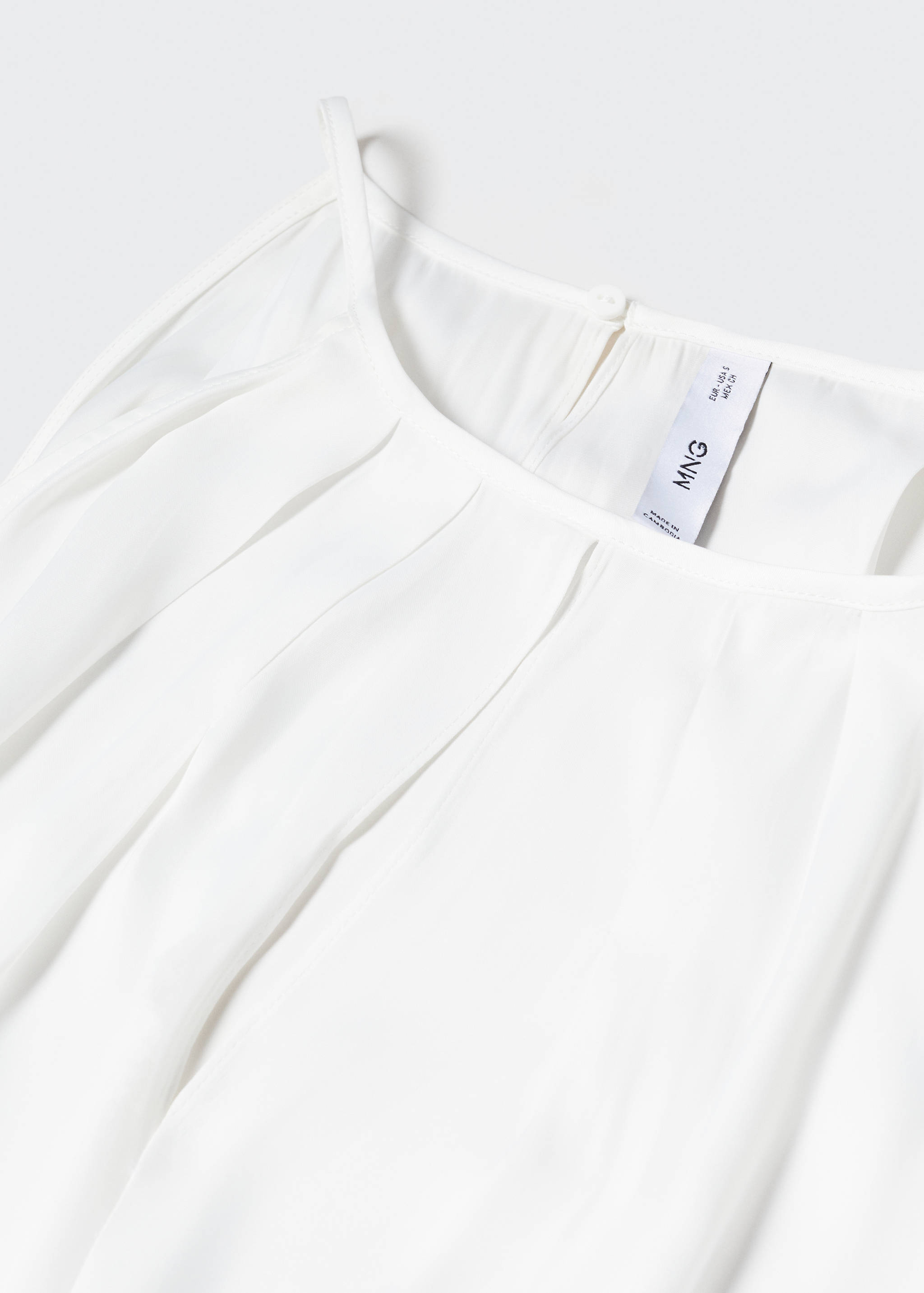 Satin halter-neck top - Details of the article 8