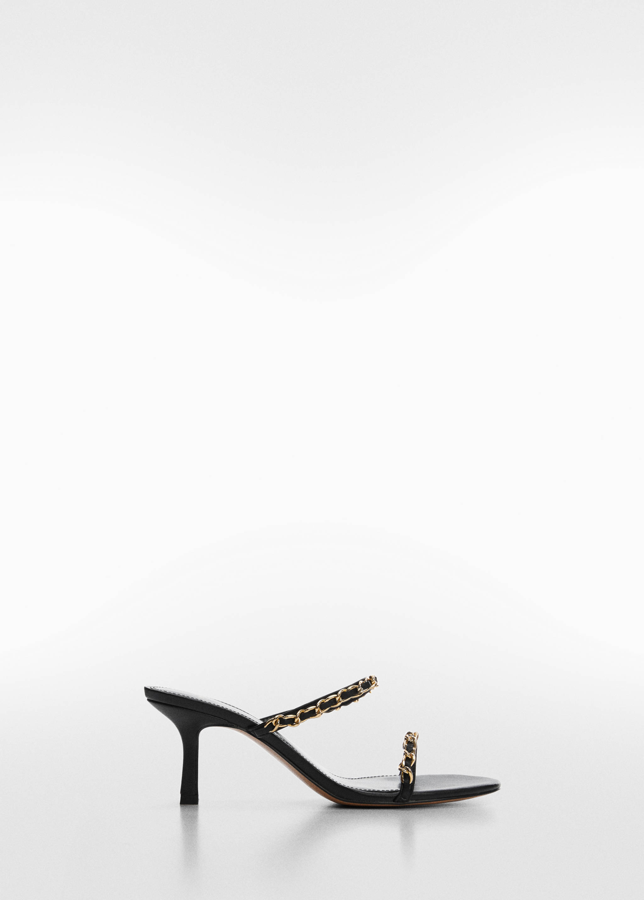 Sandales talon détail chaîne - Article sans modèle