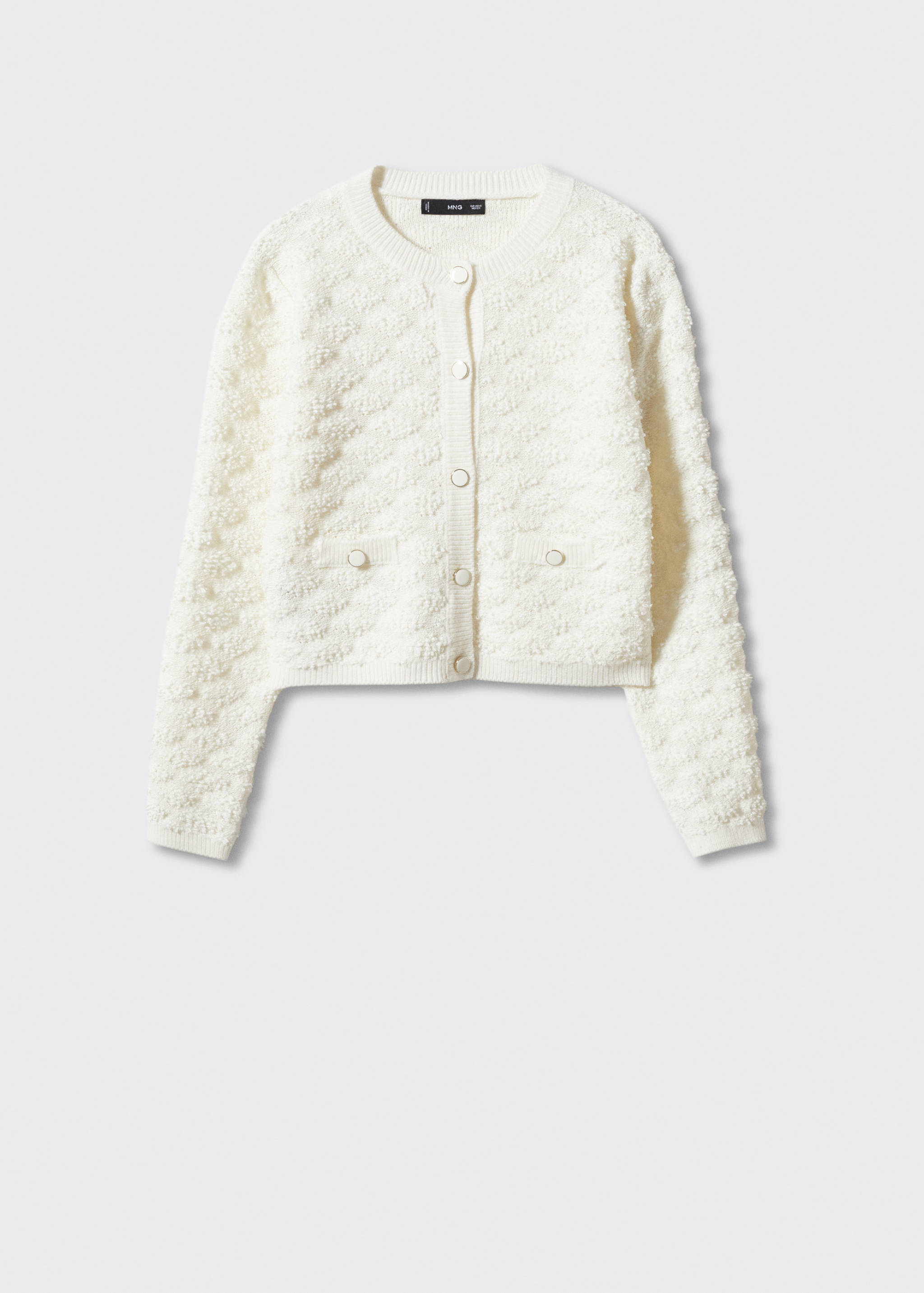 Cardigan texturé boutons - Article sans modèle