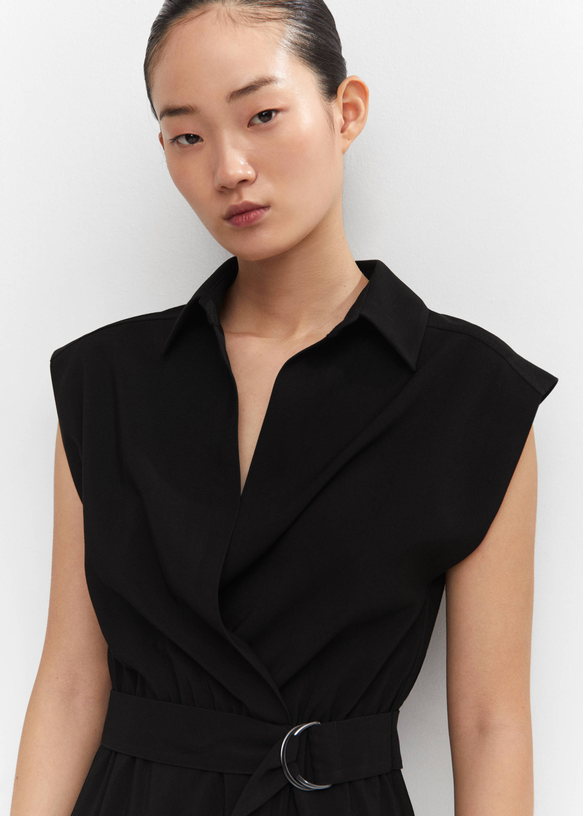 Belt shirt dress - Details of the article 1