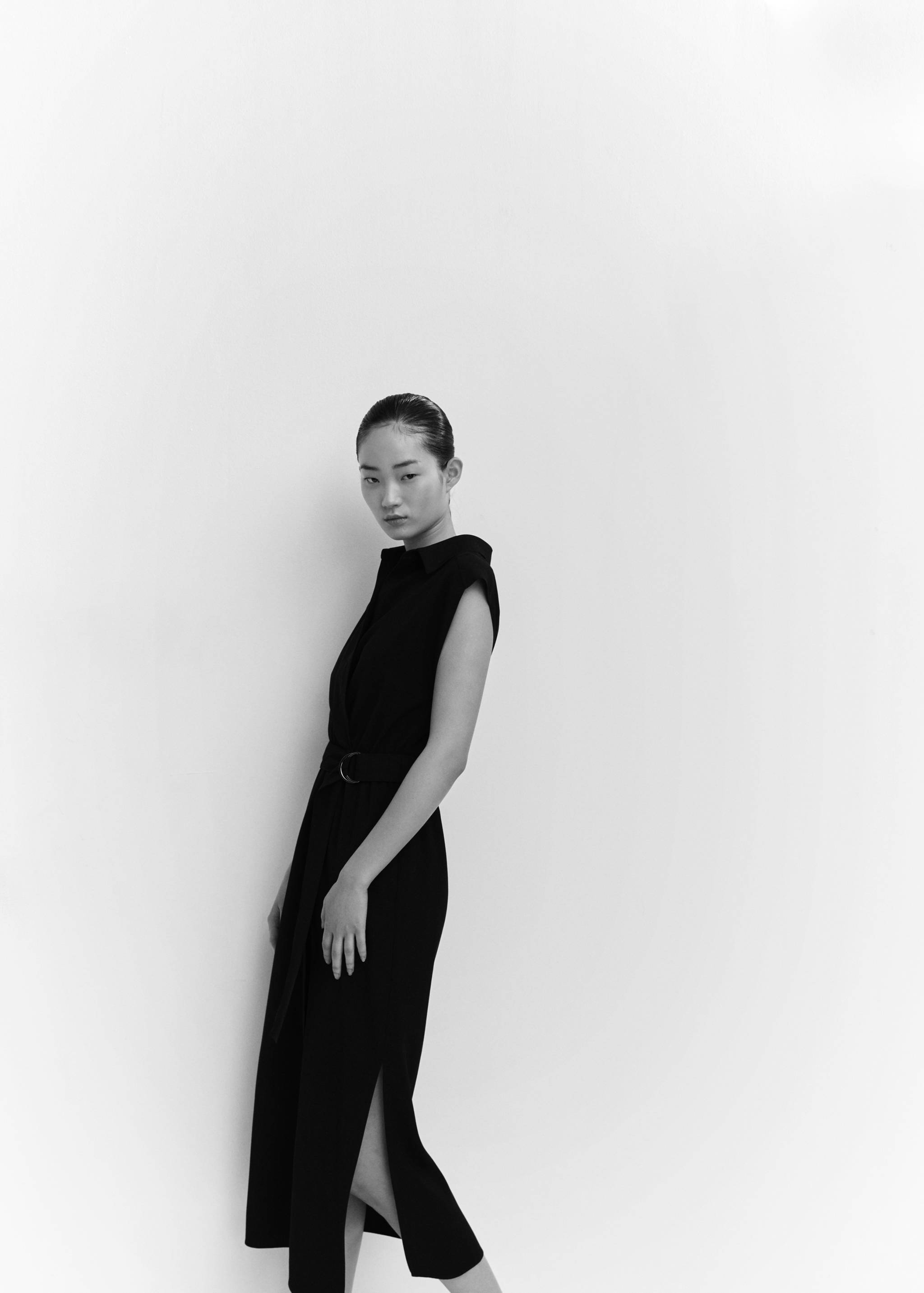 Belt shirt dress - Details of the article 2