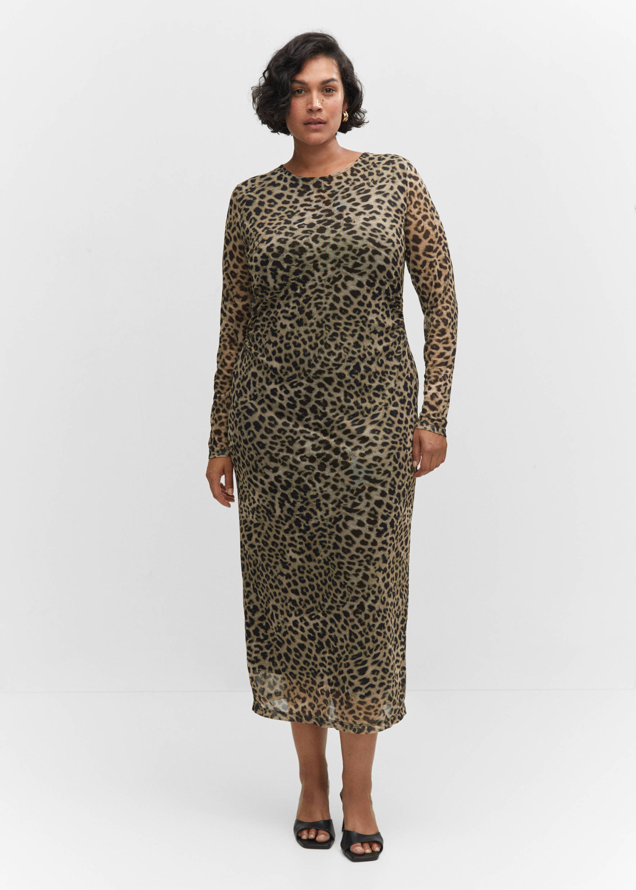 Vestido midi animal print - Detalle del artículo 3