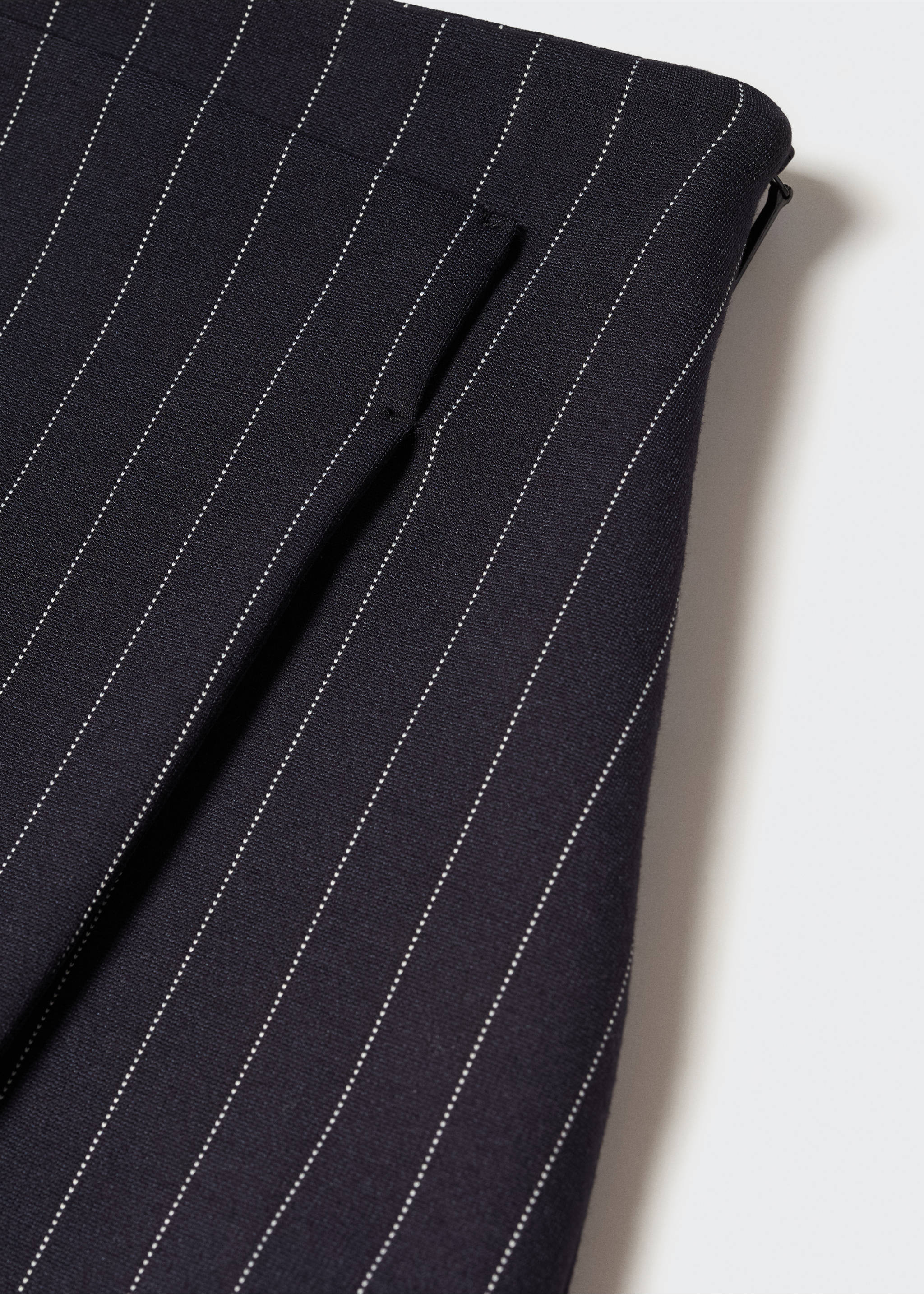 Minijupe portefeuille maille - Détail de l'article 8, Bleu marine foncé. Ref: 57043806-00.