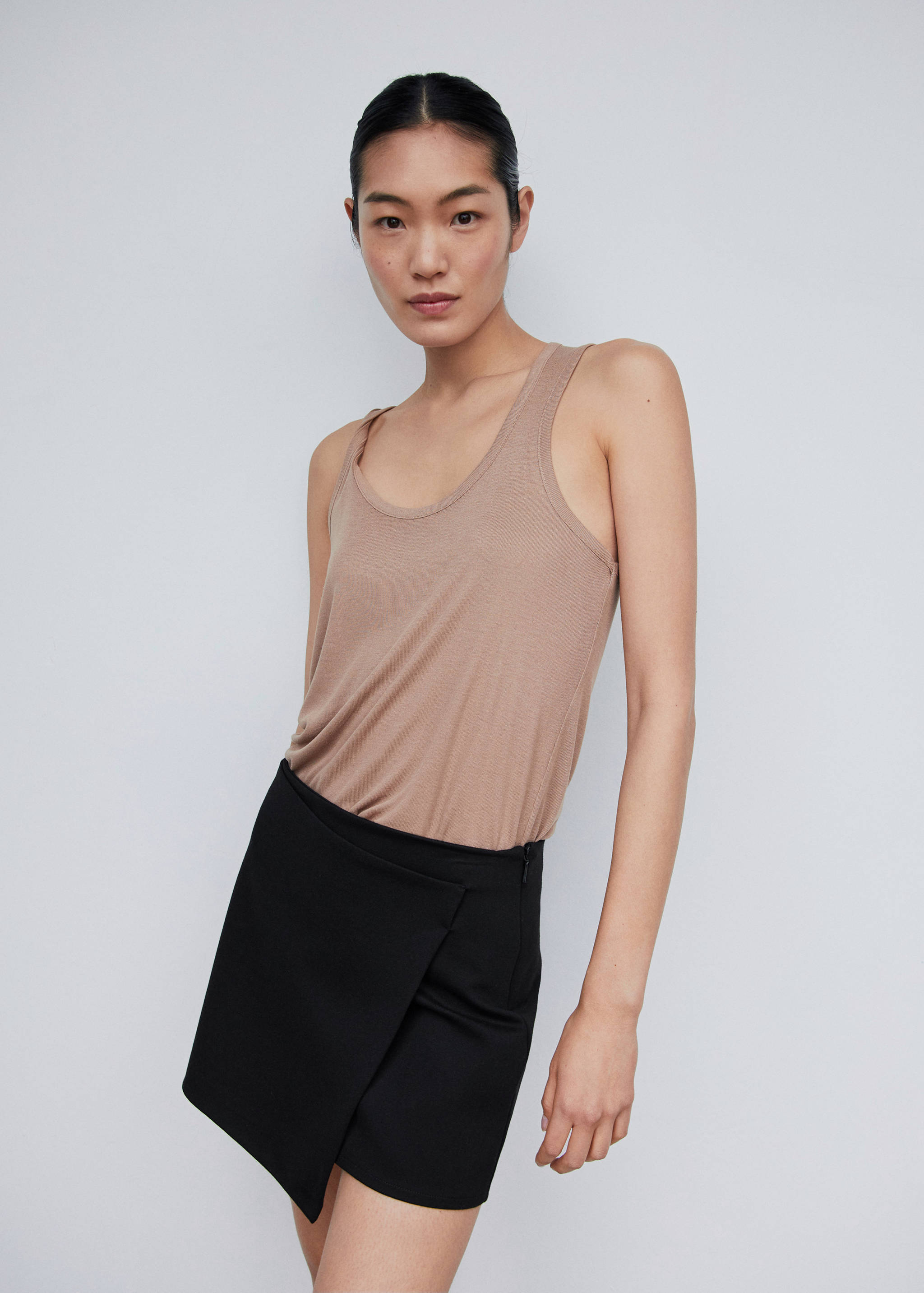 Minijupe portefeuille maille - Détail de l'article 2