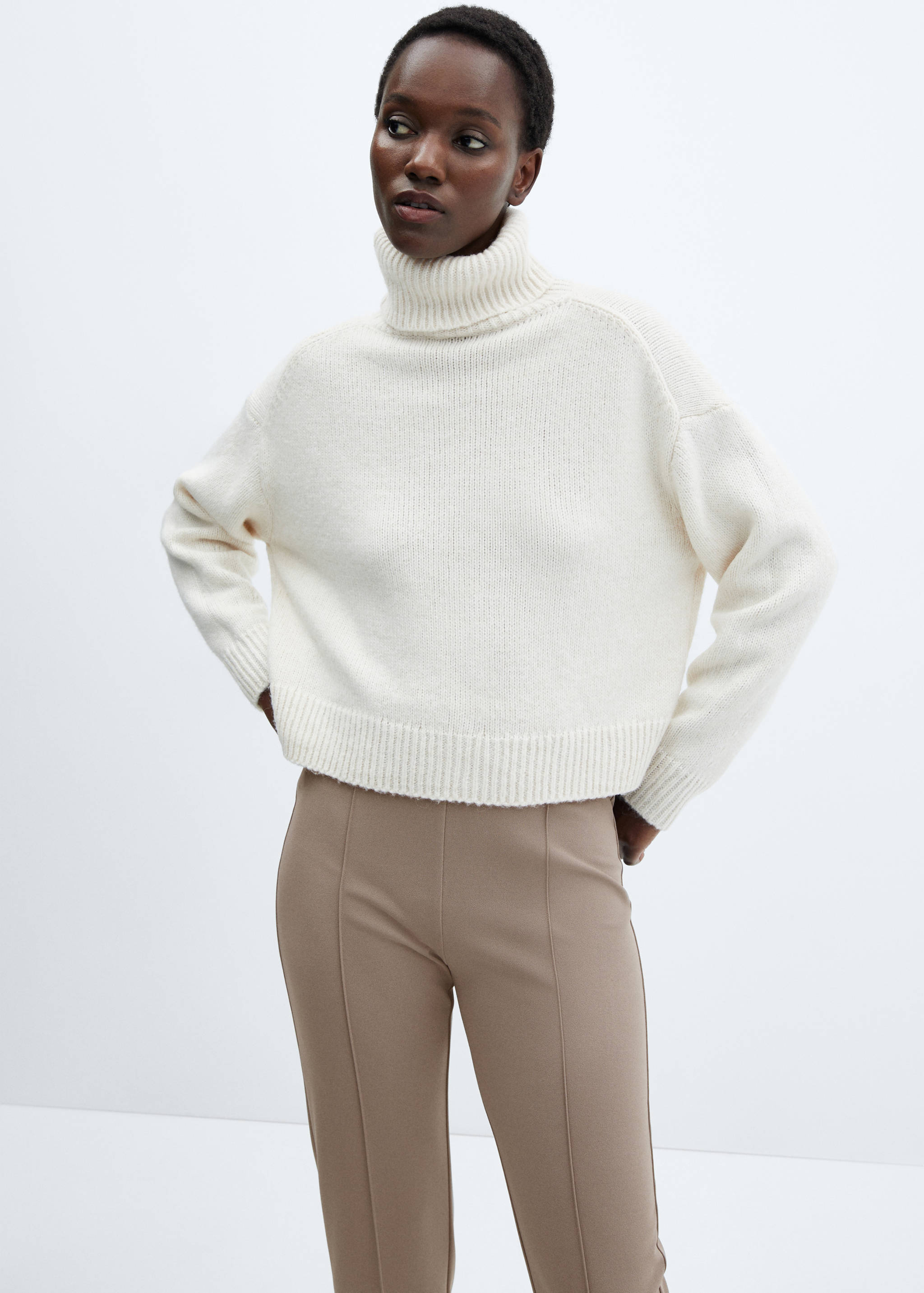 بنطلون سكيني بخصر مرتفع - تفاصيل المنتج 1