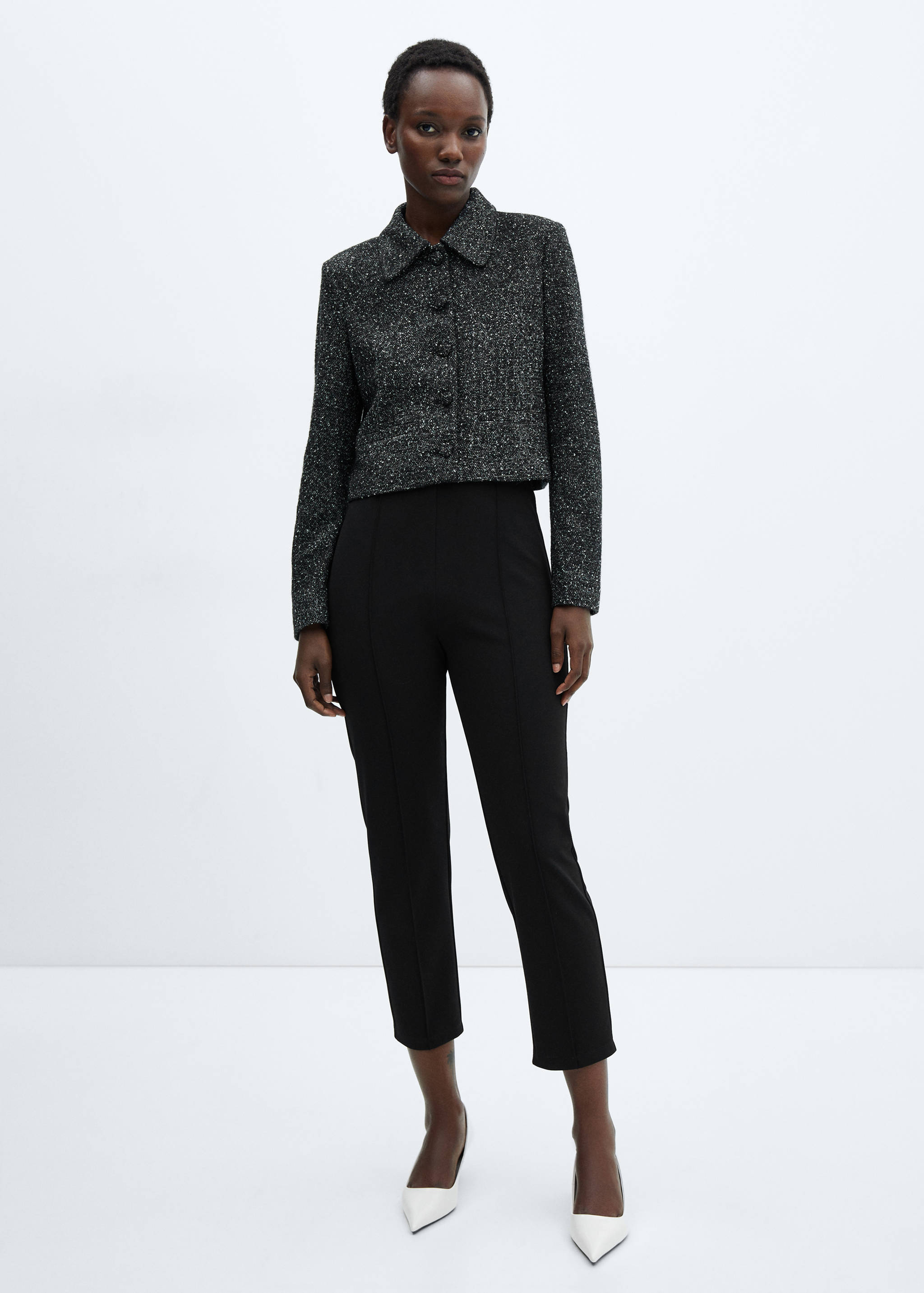 بنطلون سكيني بخصر مرتفع - رؤية عامة