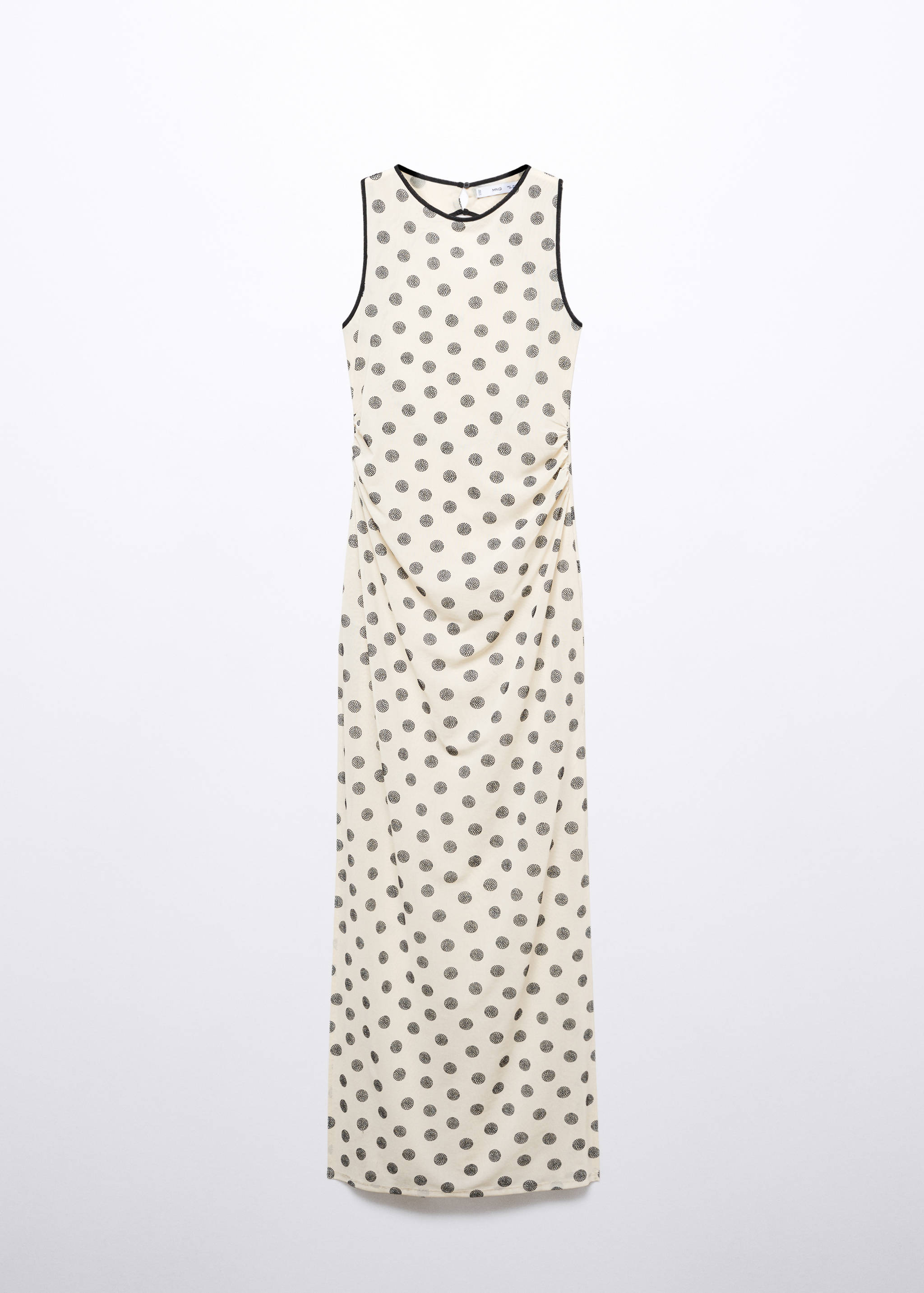 Printed dress with back opening - Article without model