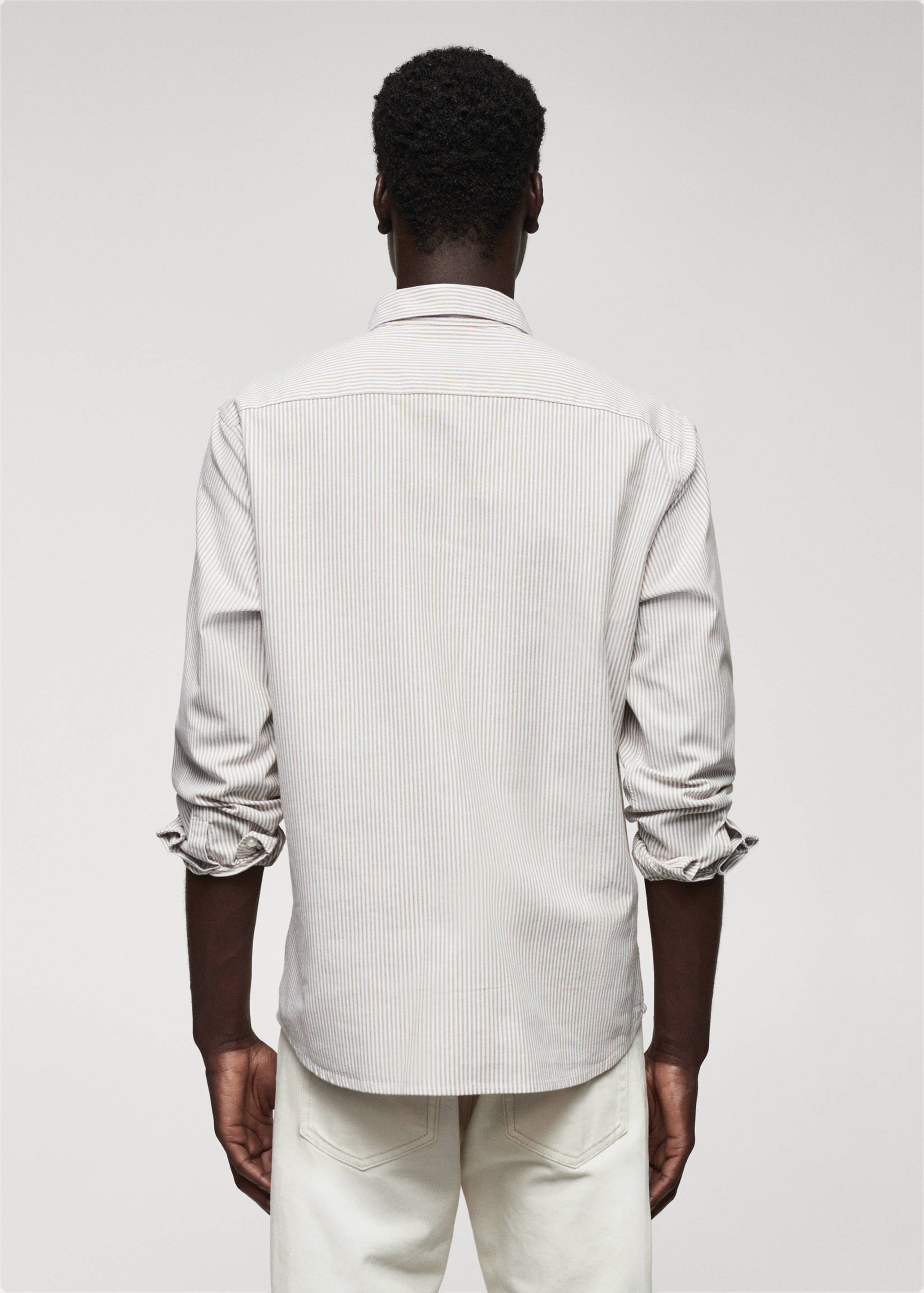 100% cotton kodak striped shirt - Reverse of the article