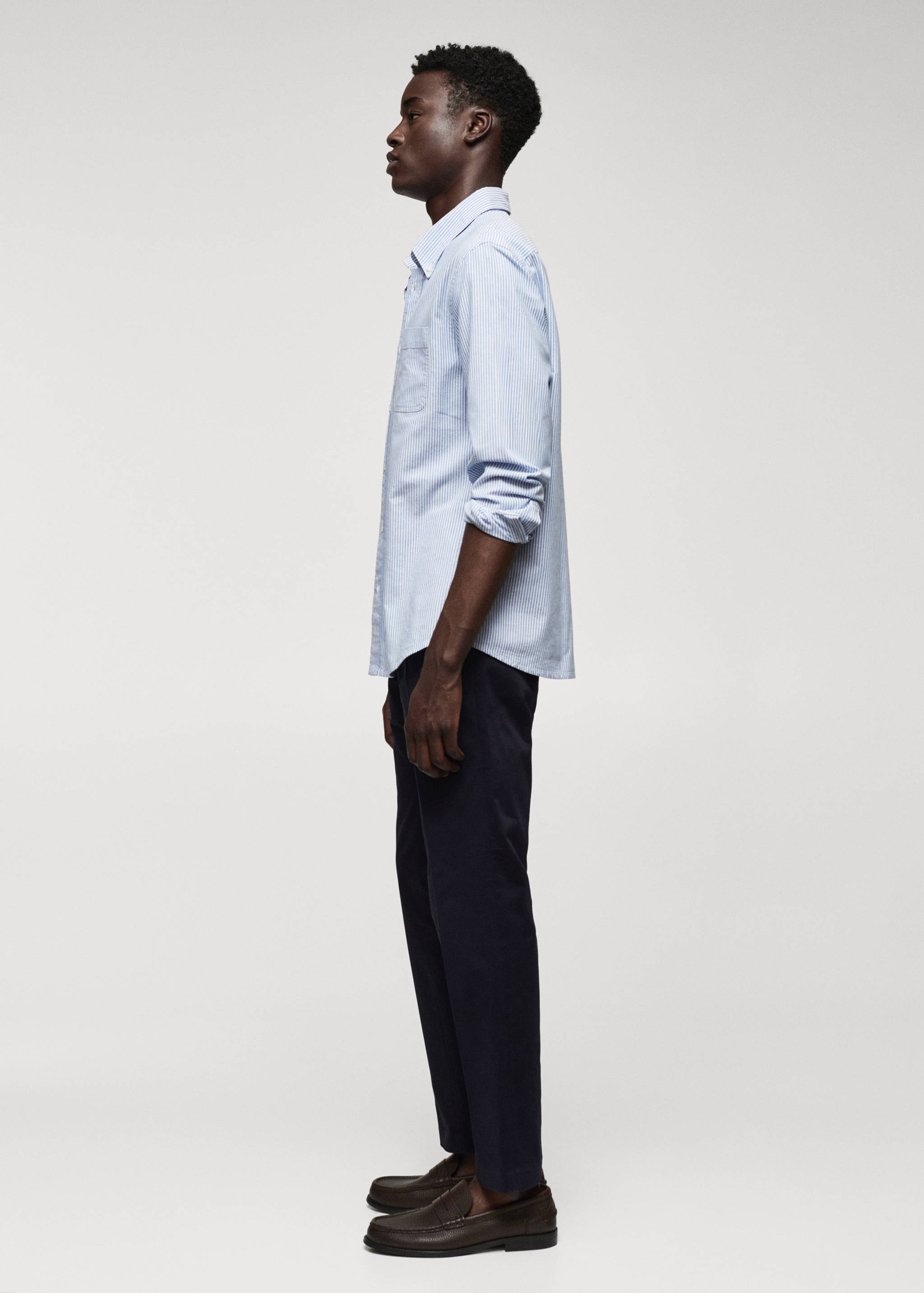 100% cotton kodak striped shirt - Details of the article 2