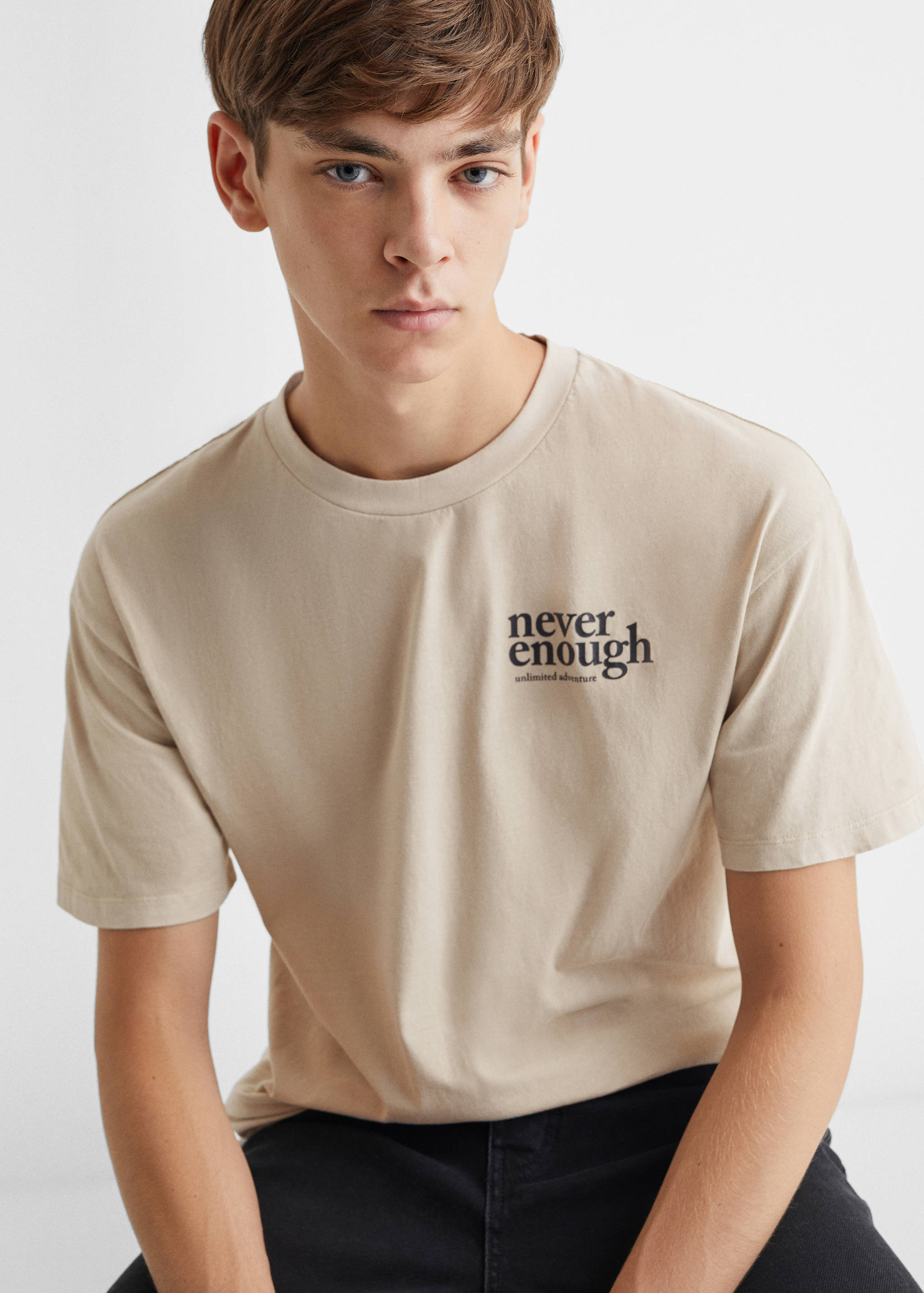Message cotton T-shirt - Details of the article 1
