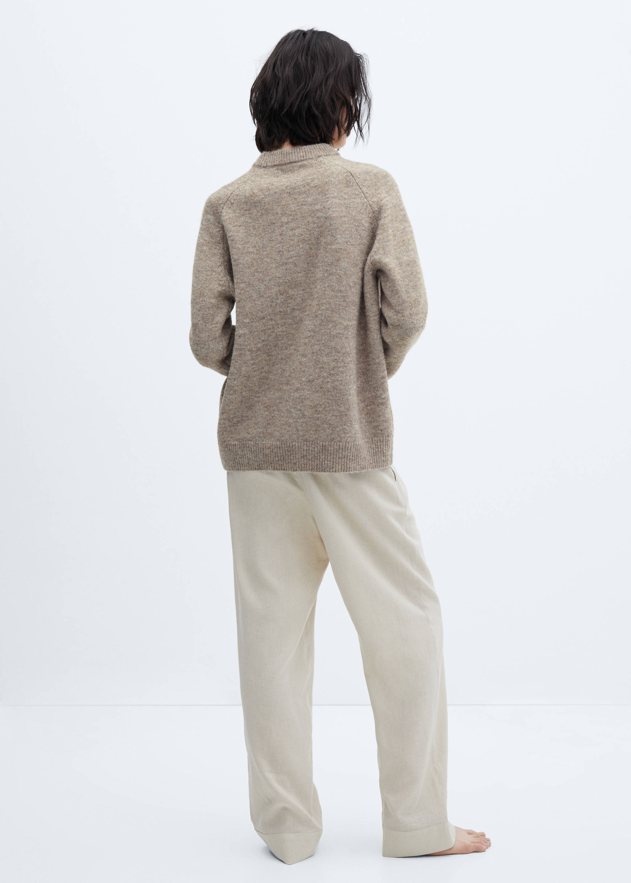 Pull en maille à col rond - Verso de l’article