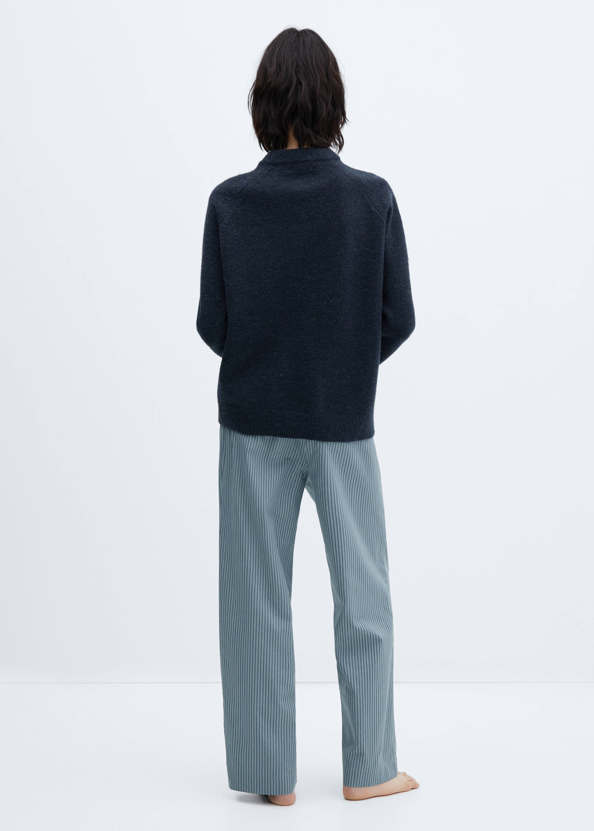 Pull en maille à col rond - Verso de l’article