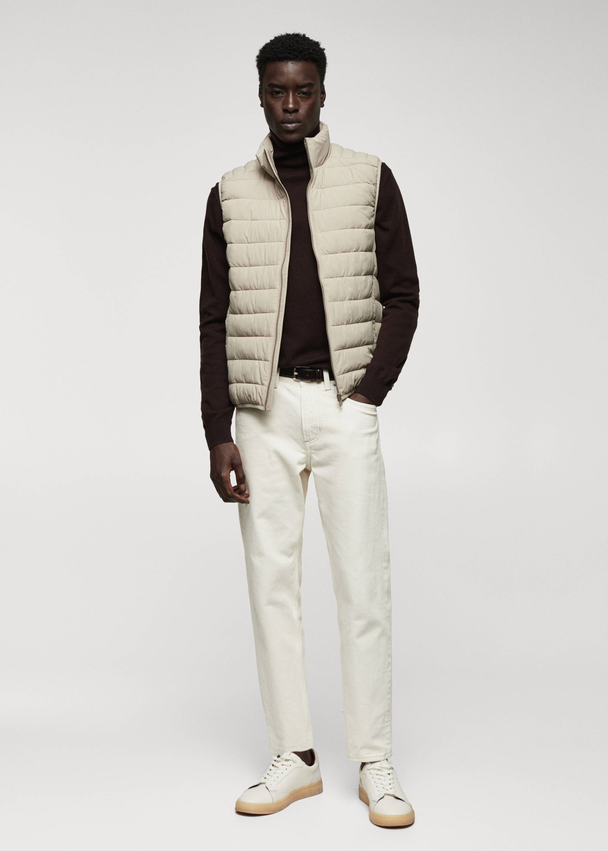 超轻防水绗缝马甲 - null