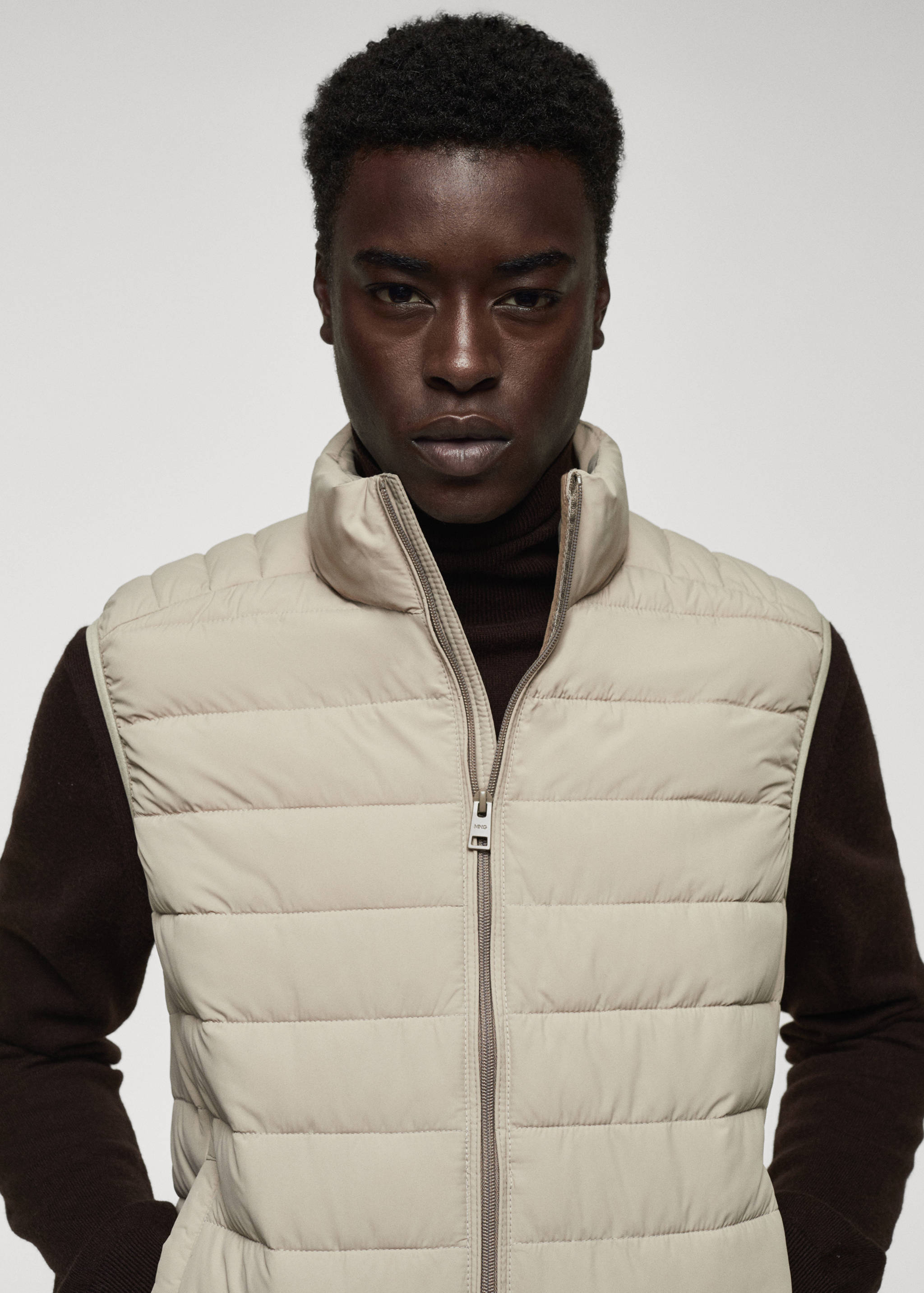 超轻防水绗缝马甲 - null