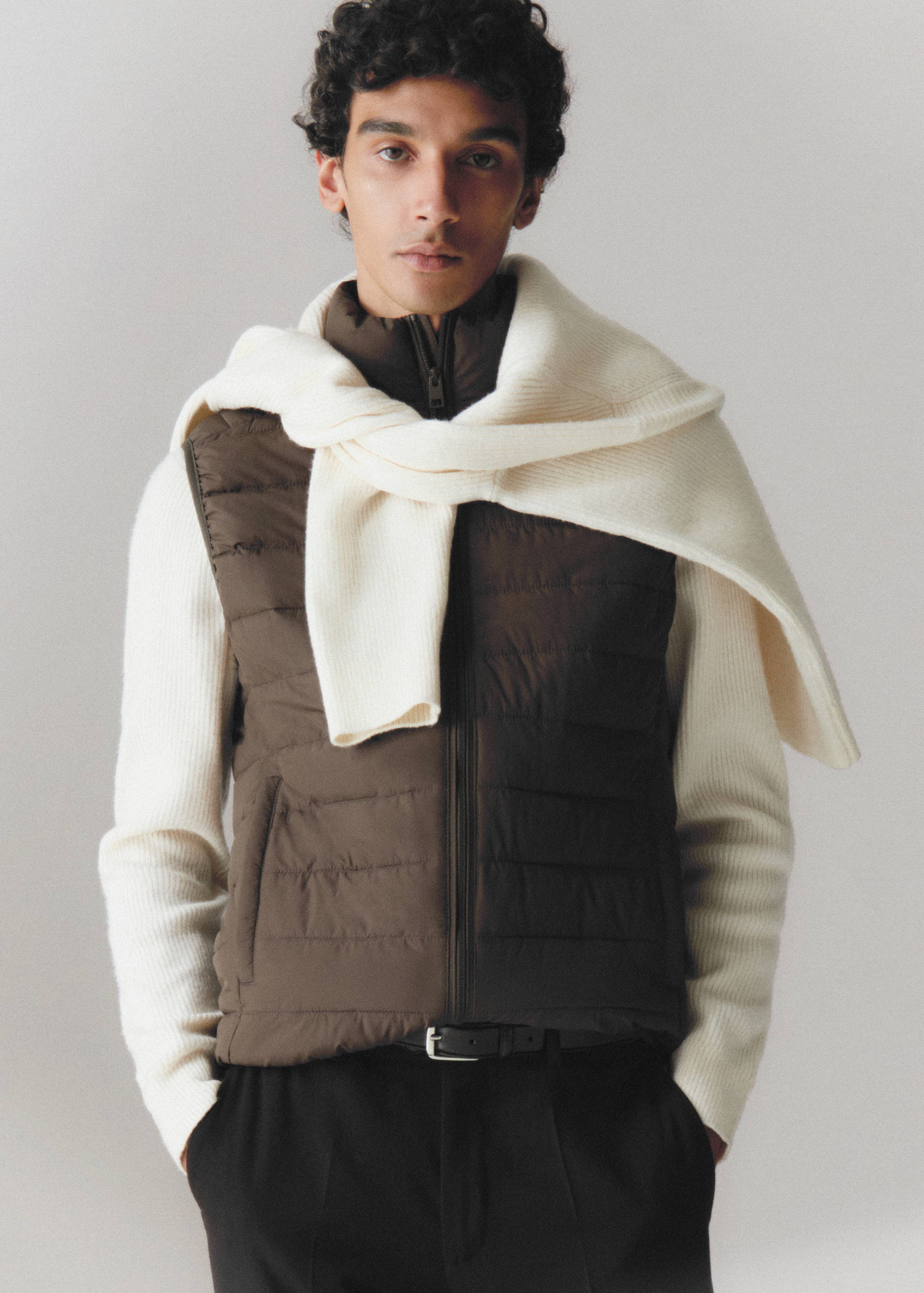 超轻防水绗缝马甲 - null