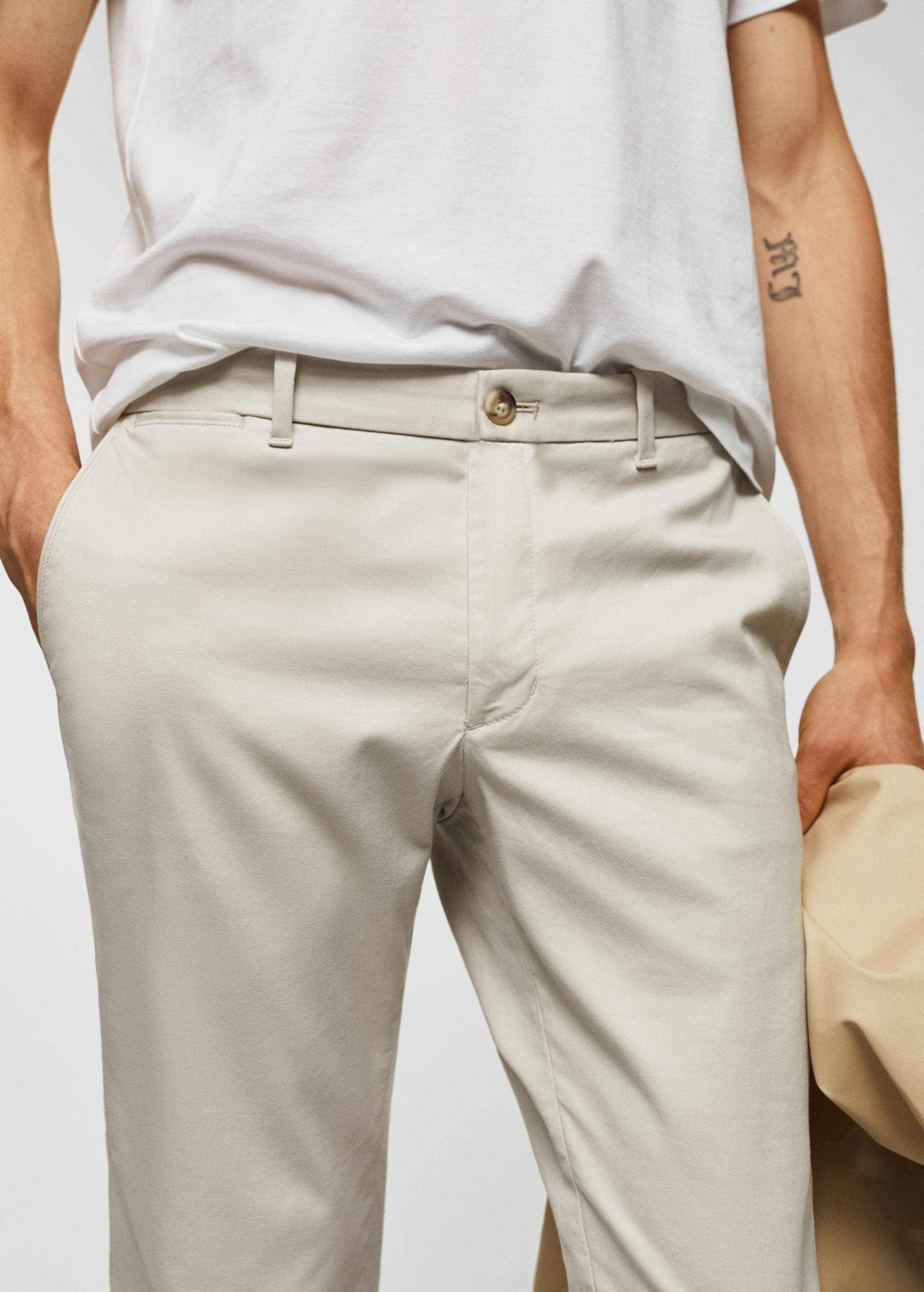 Pantalon chino slim fit serge - Détail de l'article 1