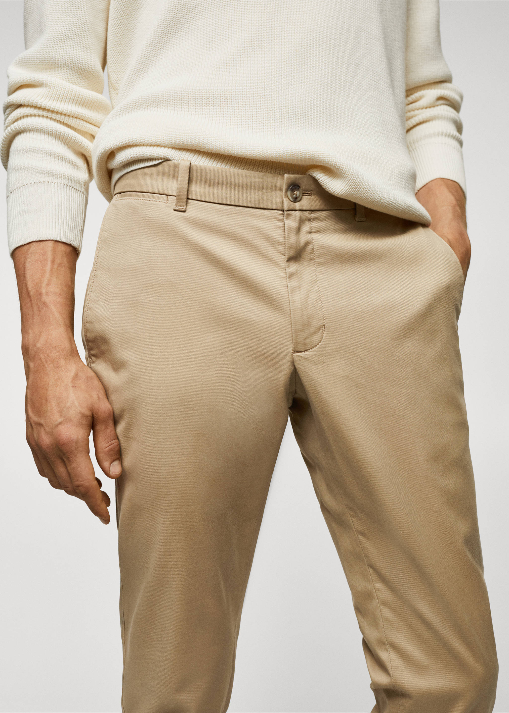 Pantalon chino slim fit serge - Détail de l'article 1