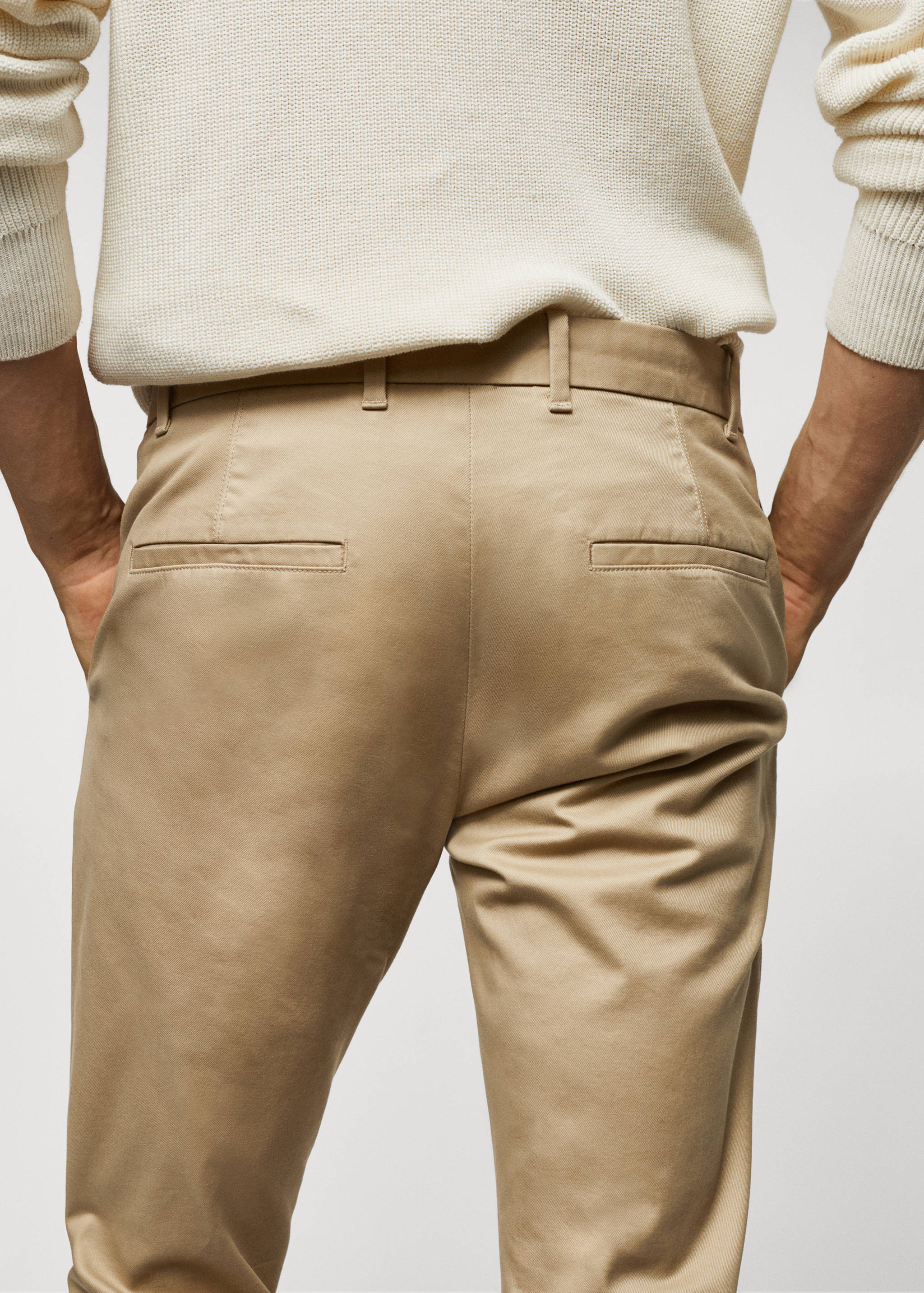 Pantalon chino slim fit serge - Détail de l'article 4