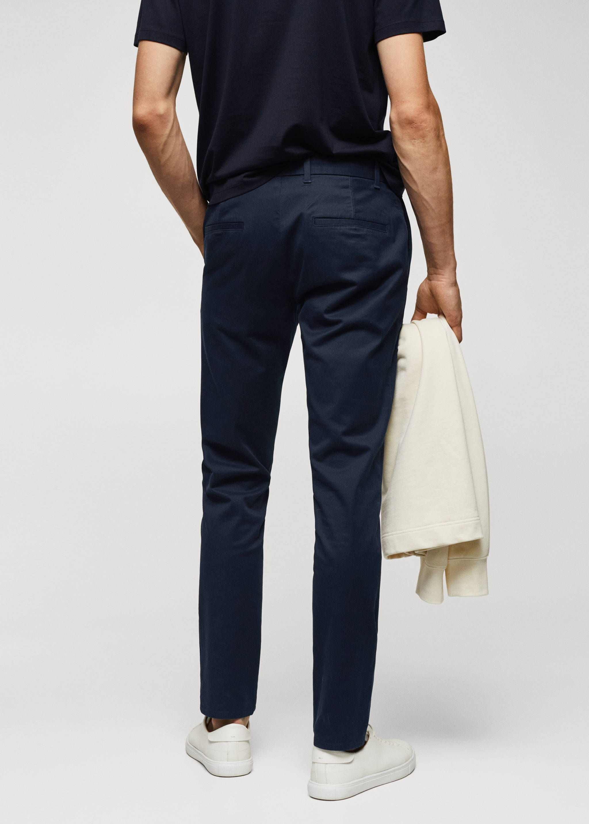 Pantalon chino slim fit serge - Verso de l’article