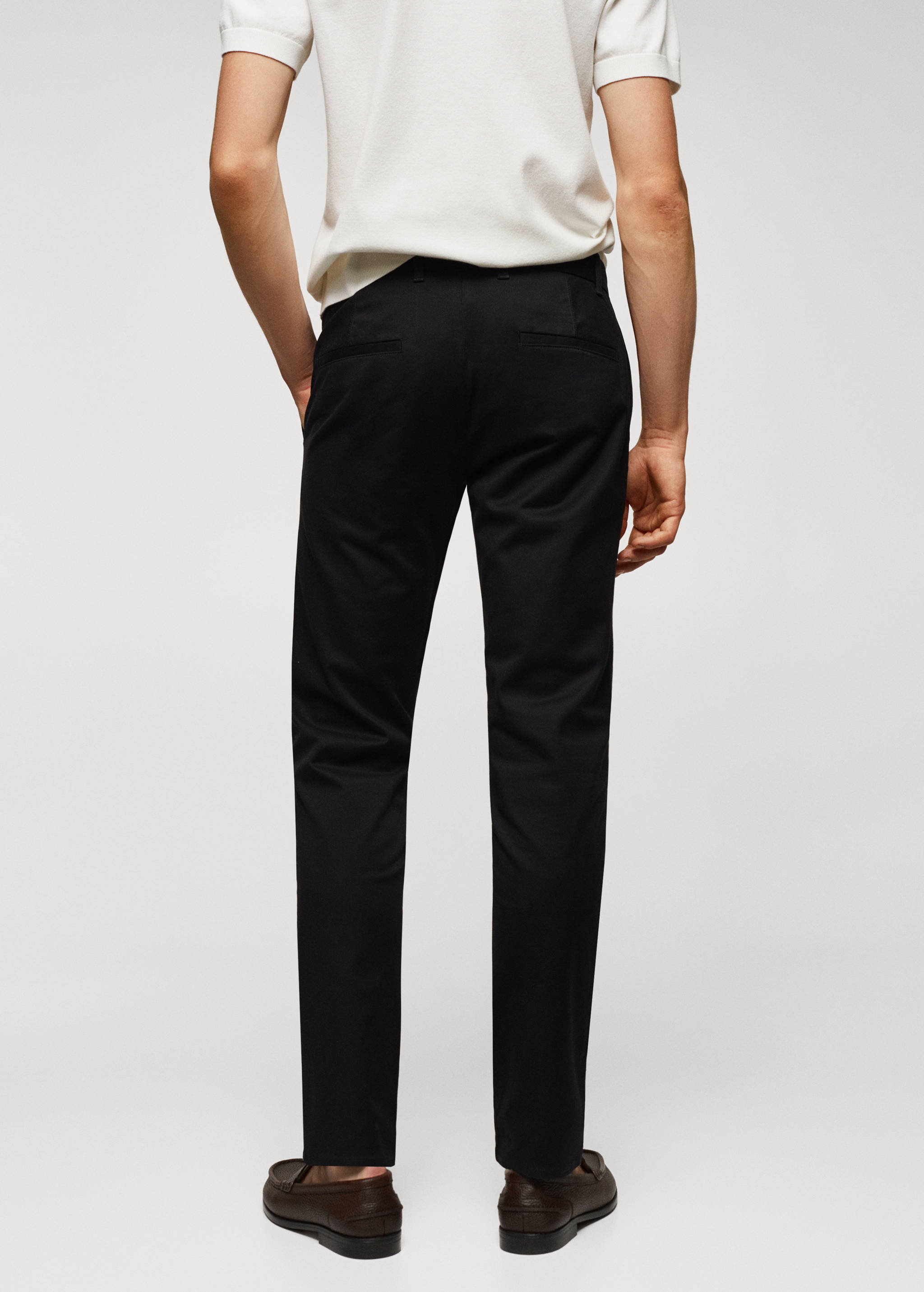 Pantalon chino slim fit serge - Verso de l’article
