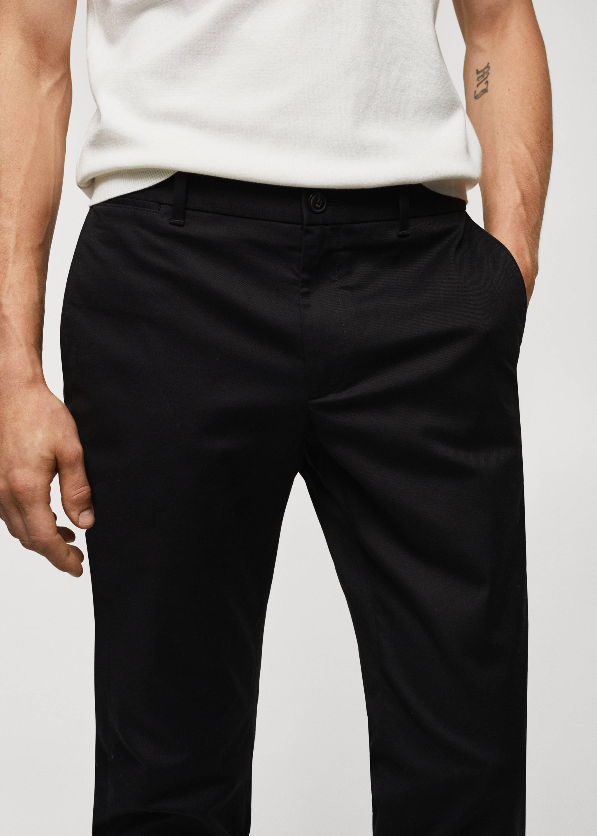Pantalon chino slim fit serge - Détail de l'article 1