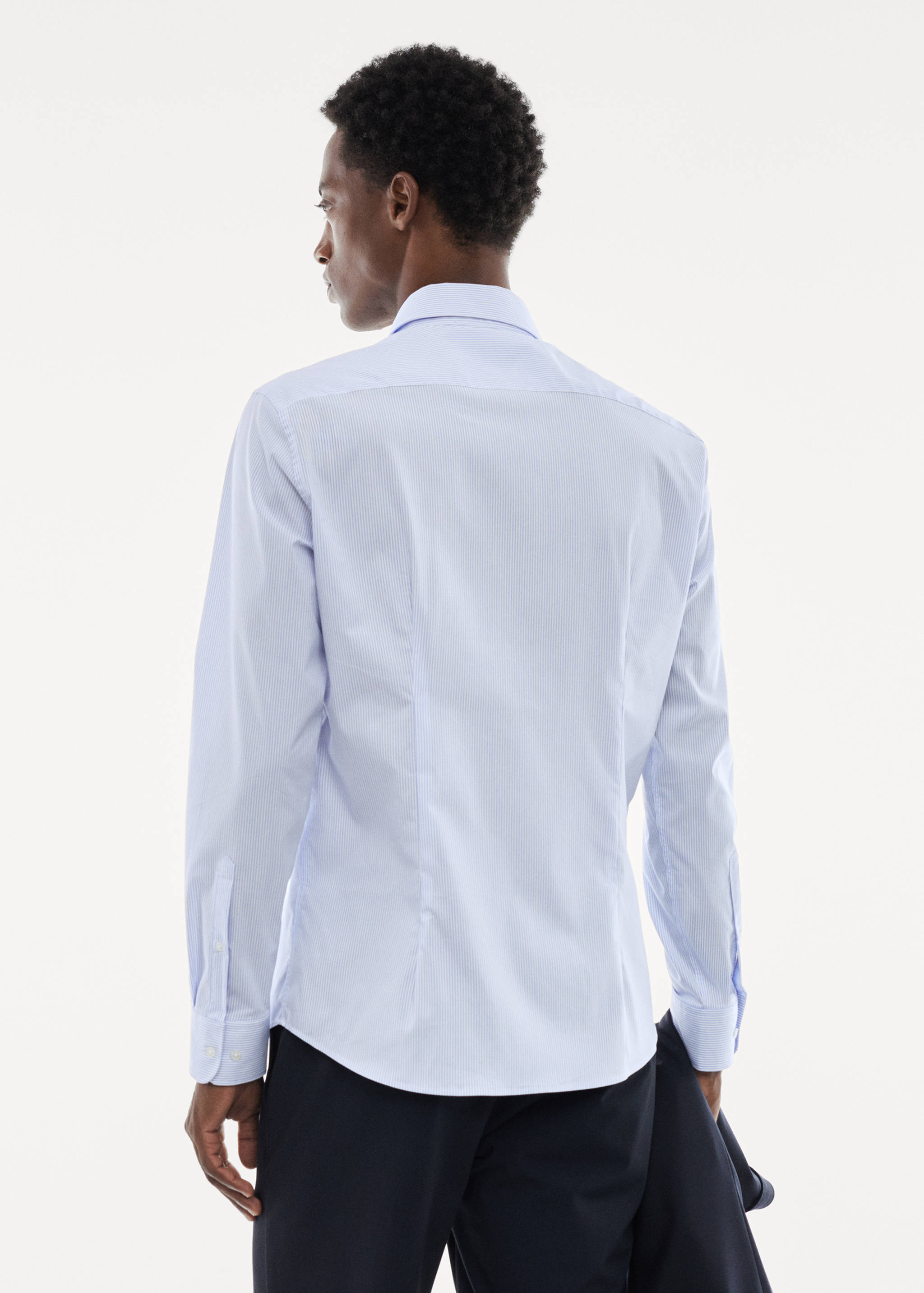 Chemise costume slim fit coton stretch - Verso de l’article